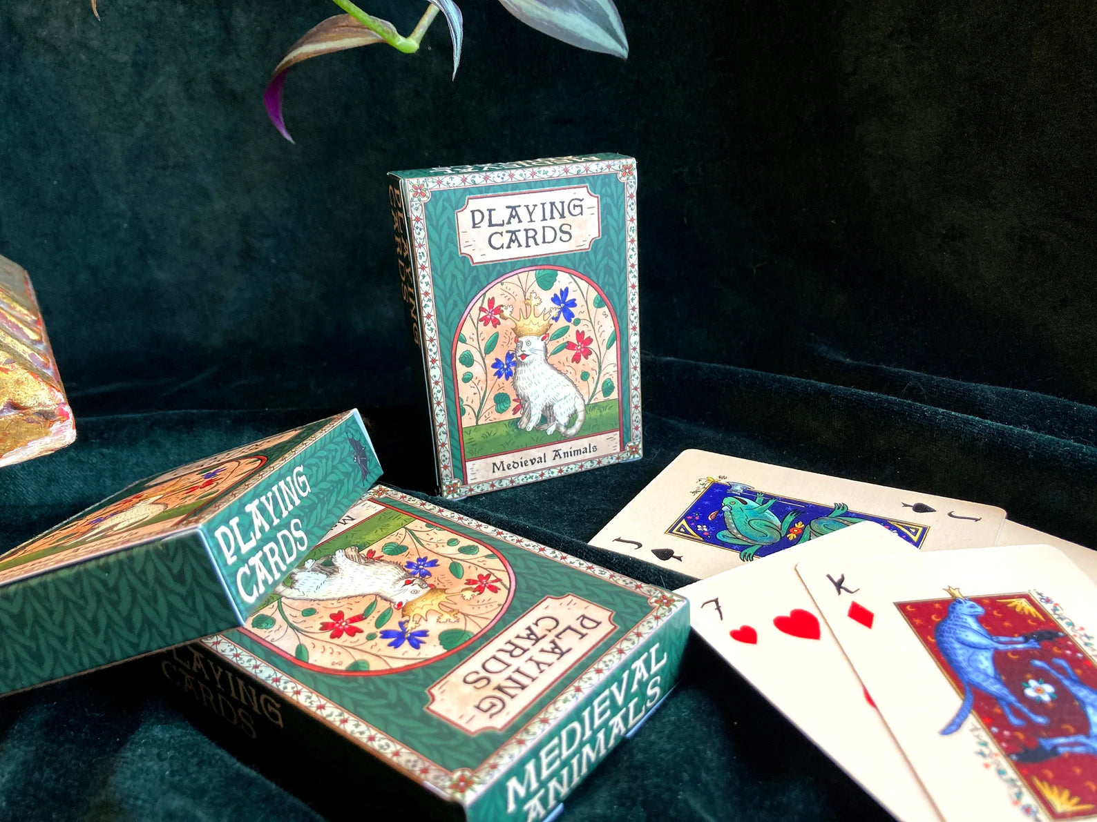 "Medieval Animals" Playing Cards