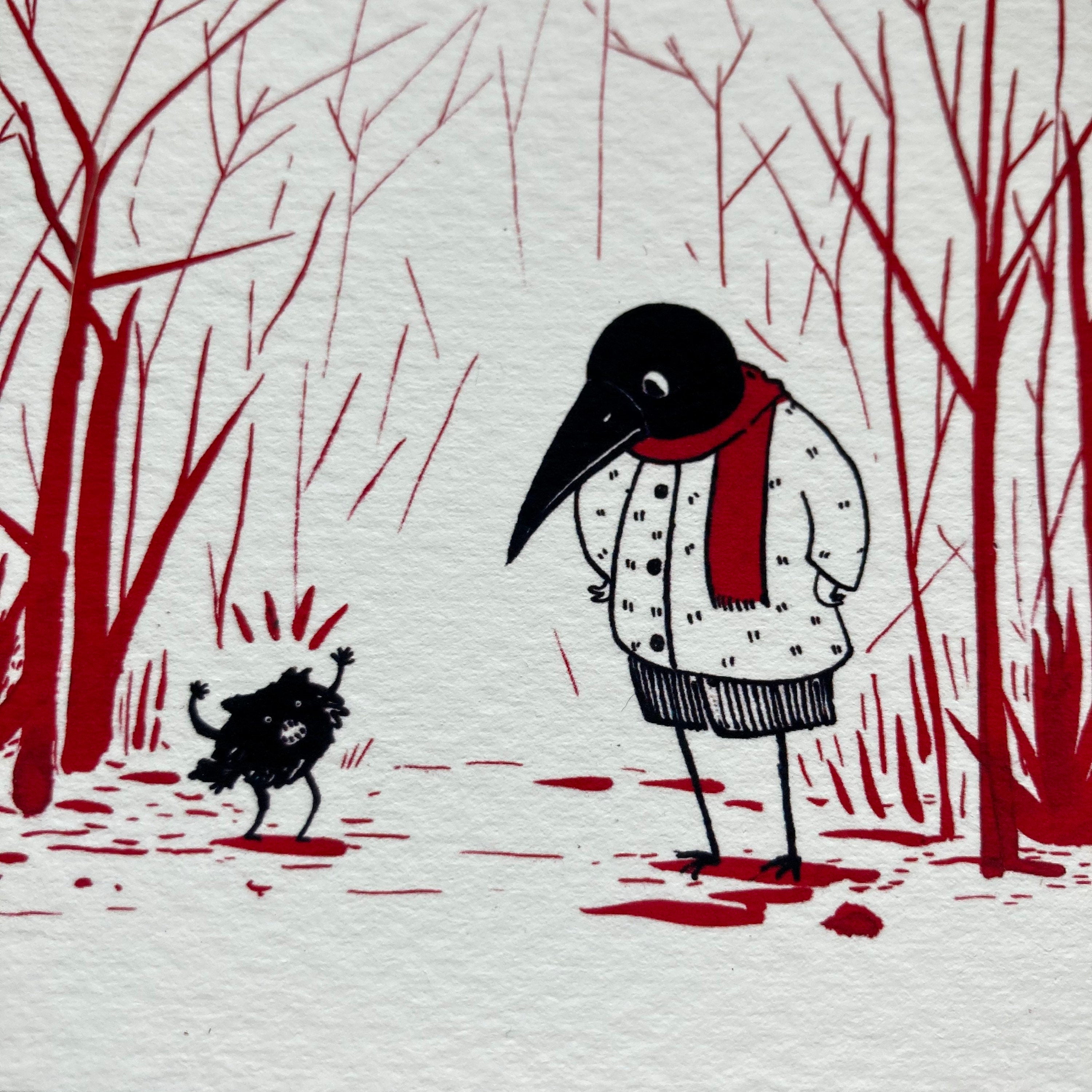 "Winter Walk" Print