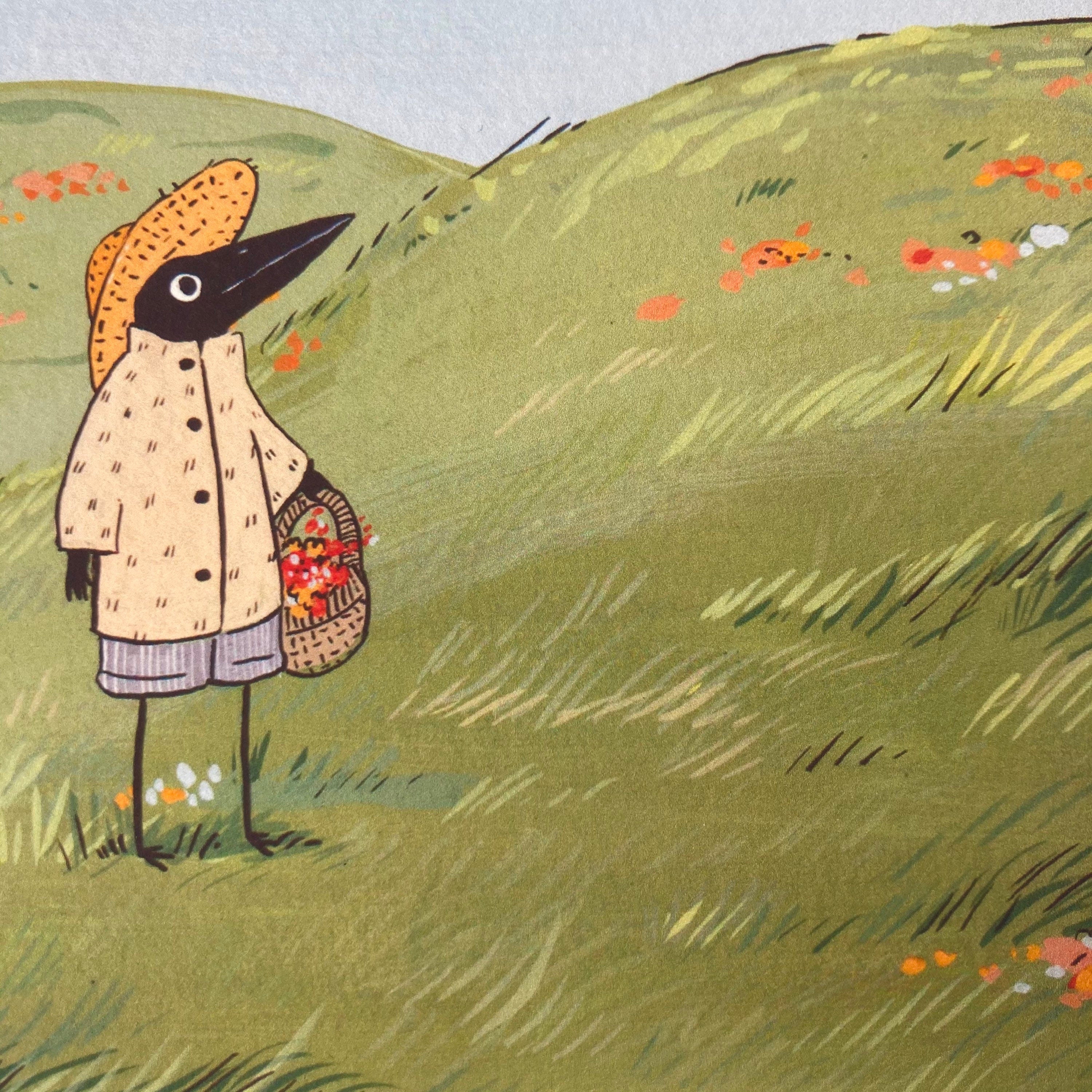 "Summer Birdface" Print