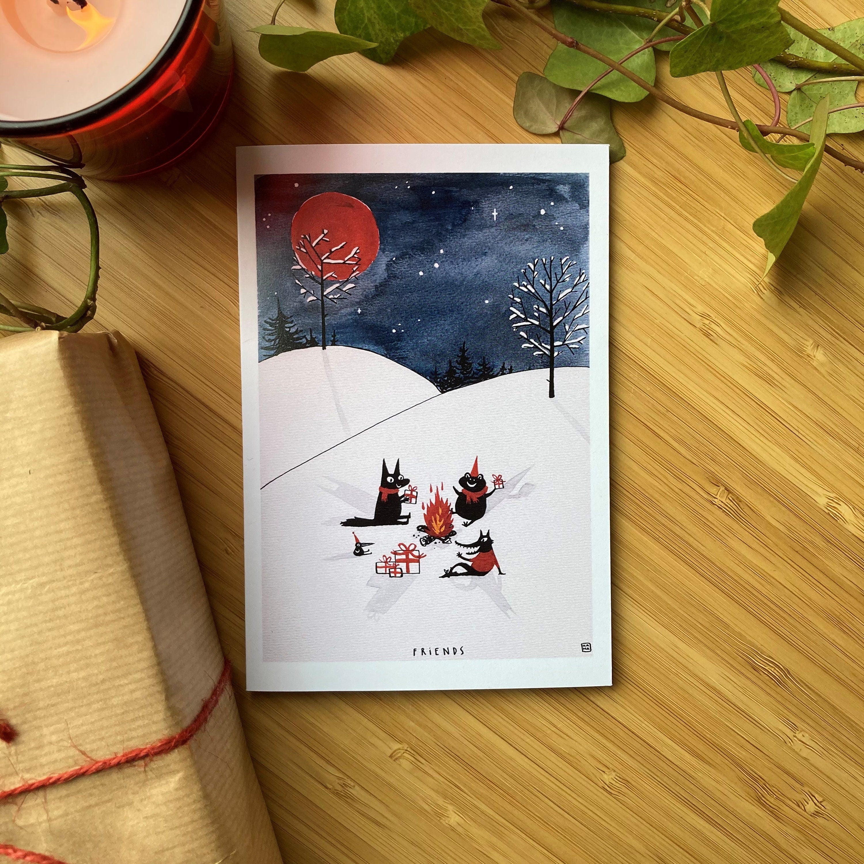 "Friends" Christmas Card