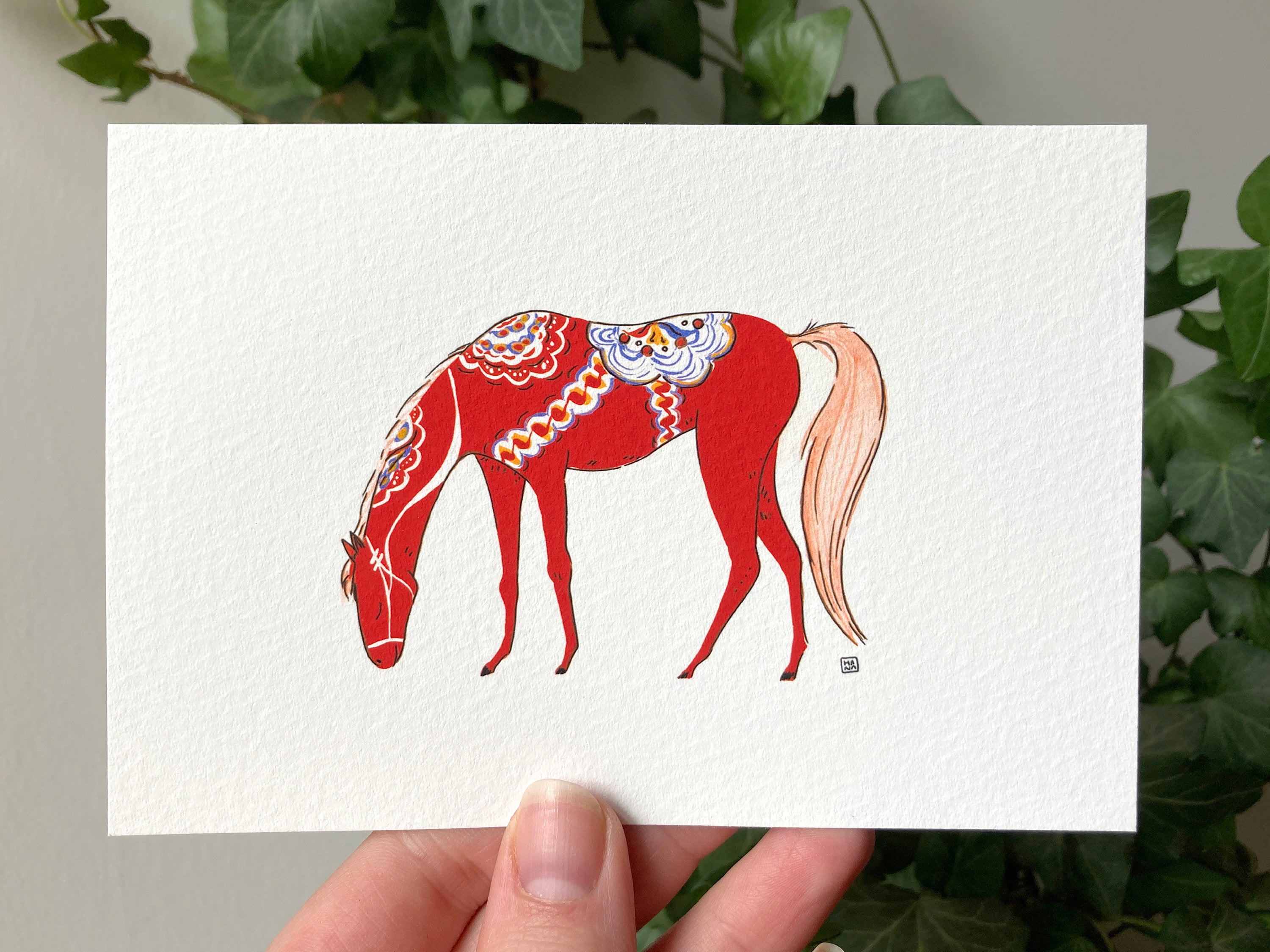 "Dala Horse" Print