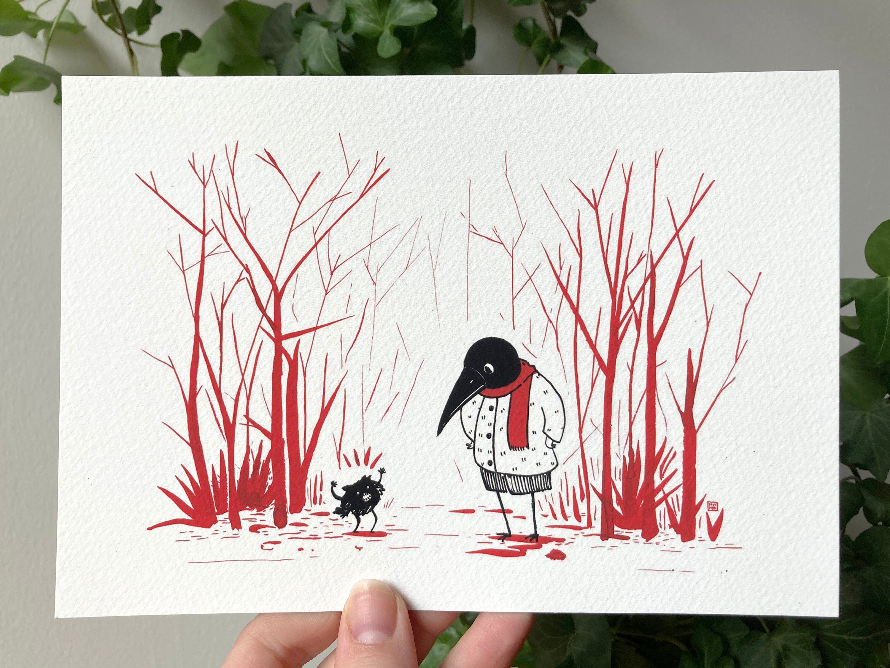 "Winter Walk" Print