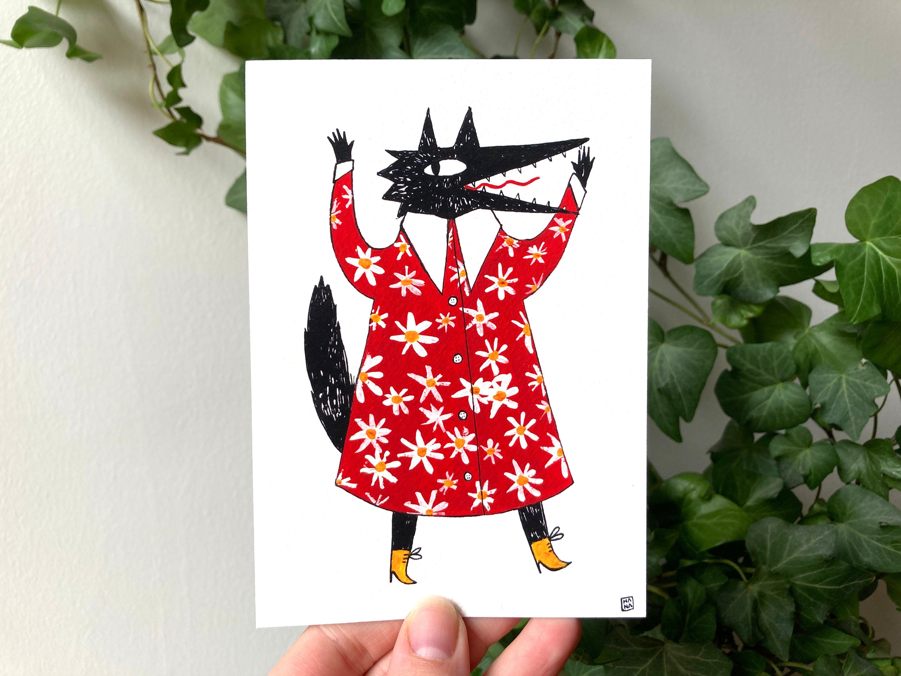 "Wolf in a Fancy Coat" Print