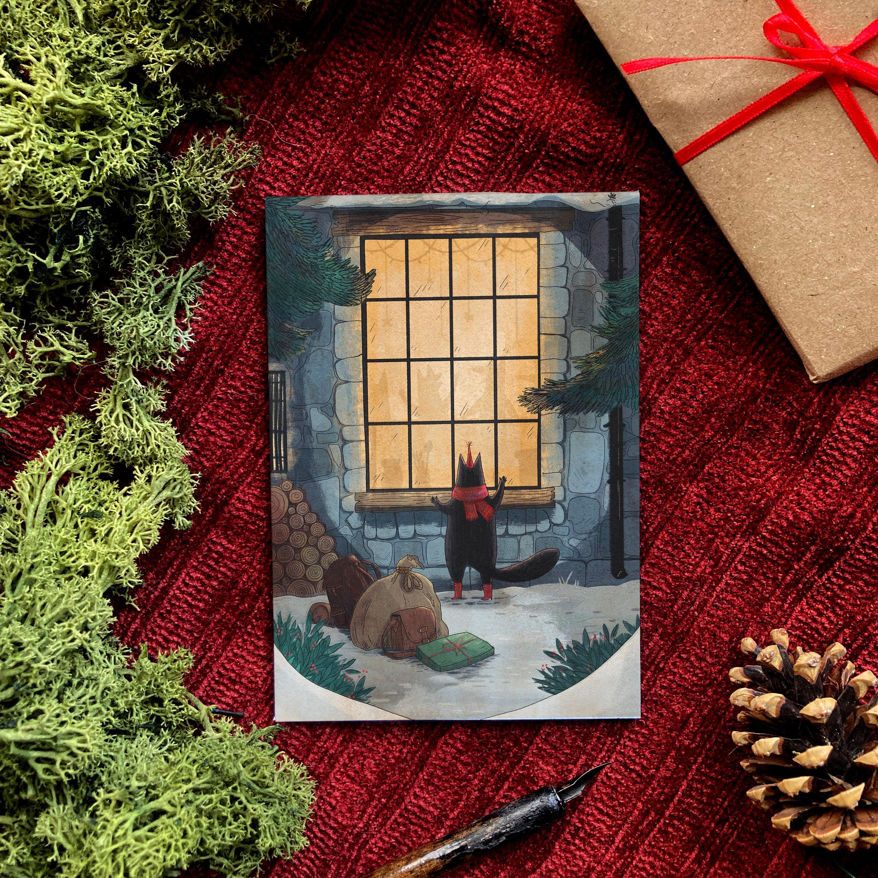 "Home for Winter" Christmas Card