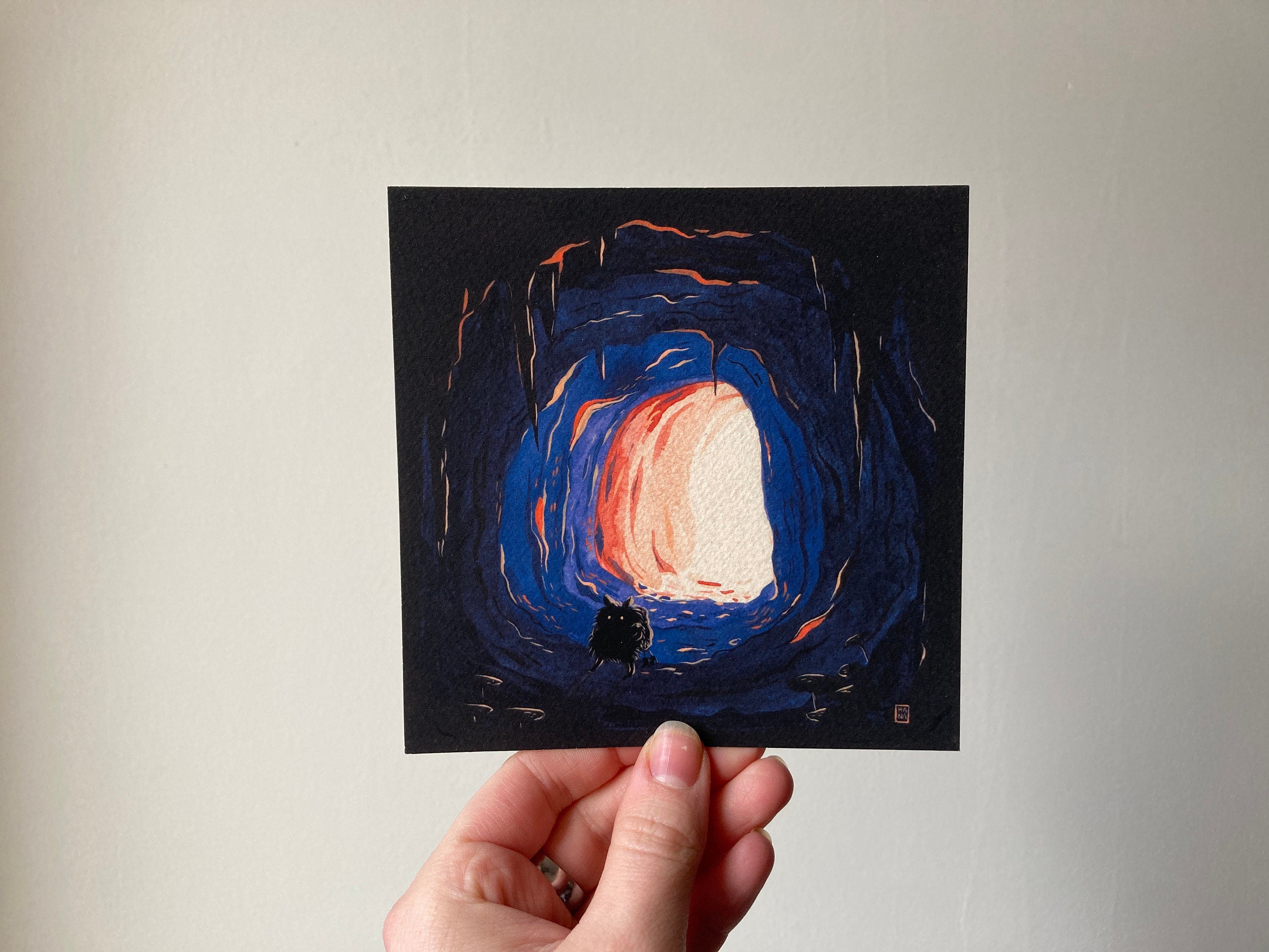 "Little Cave Troll" Print