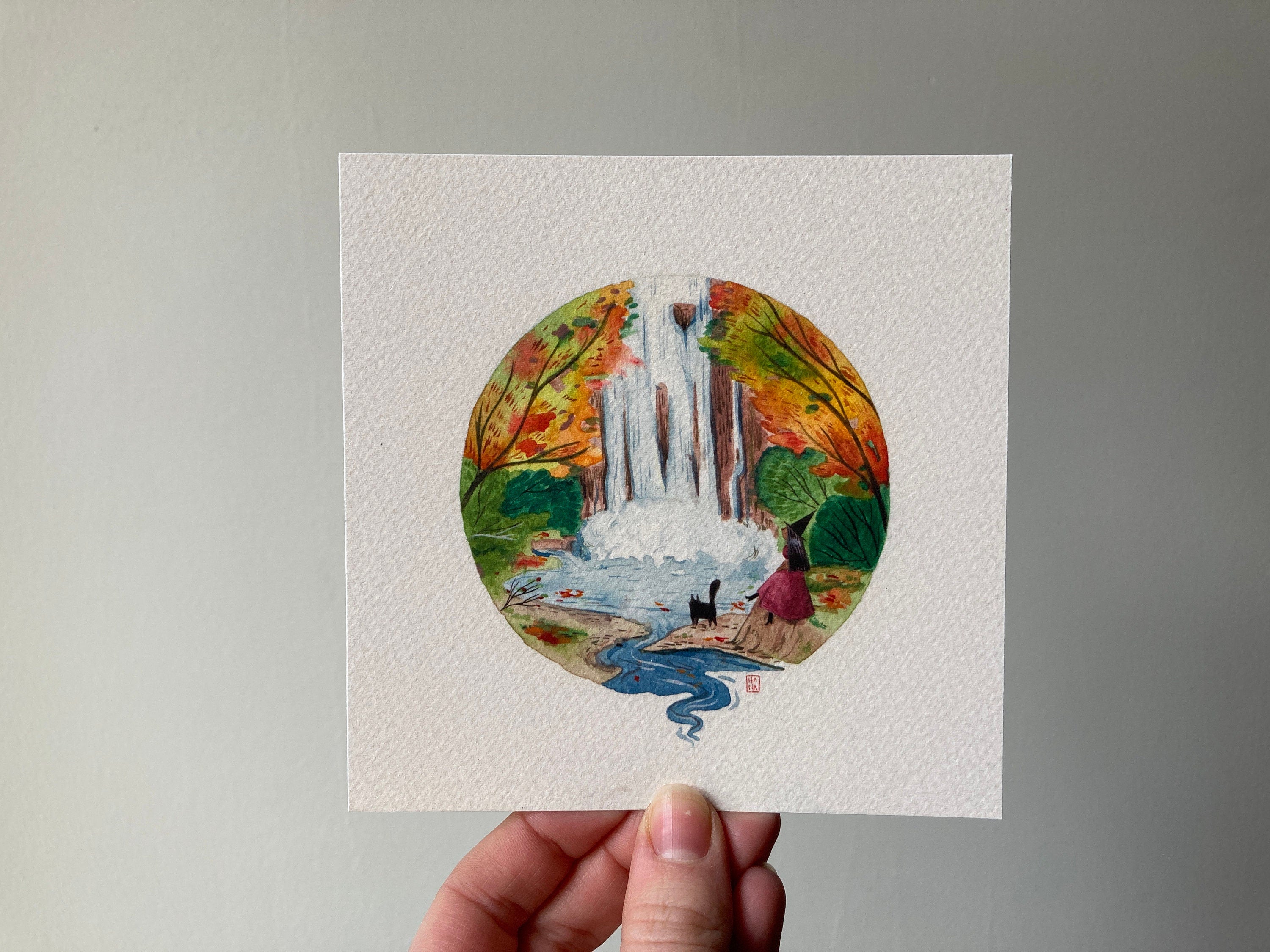 "Waterfall Witch" Print