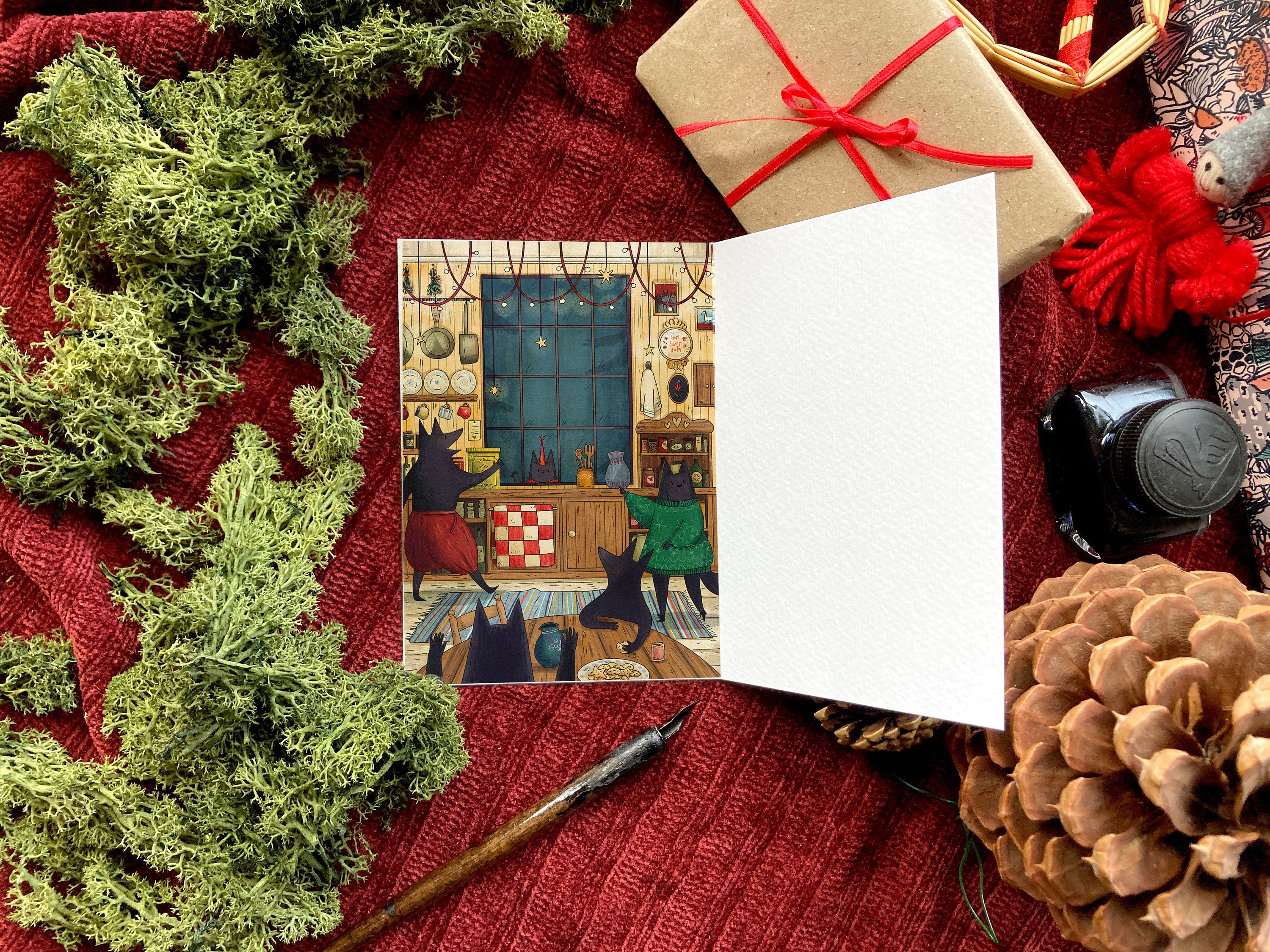 "Home for Winter" Christmas Card