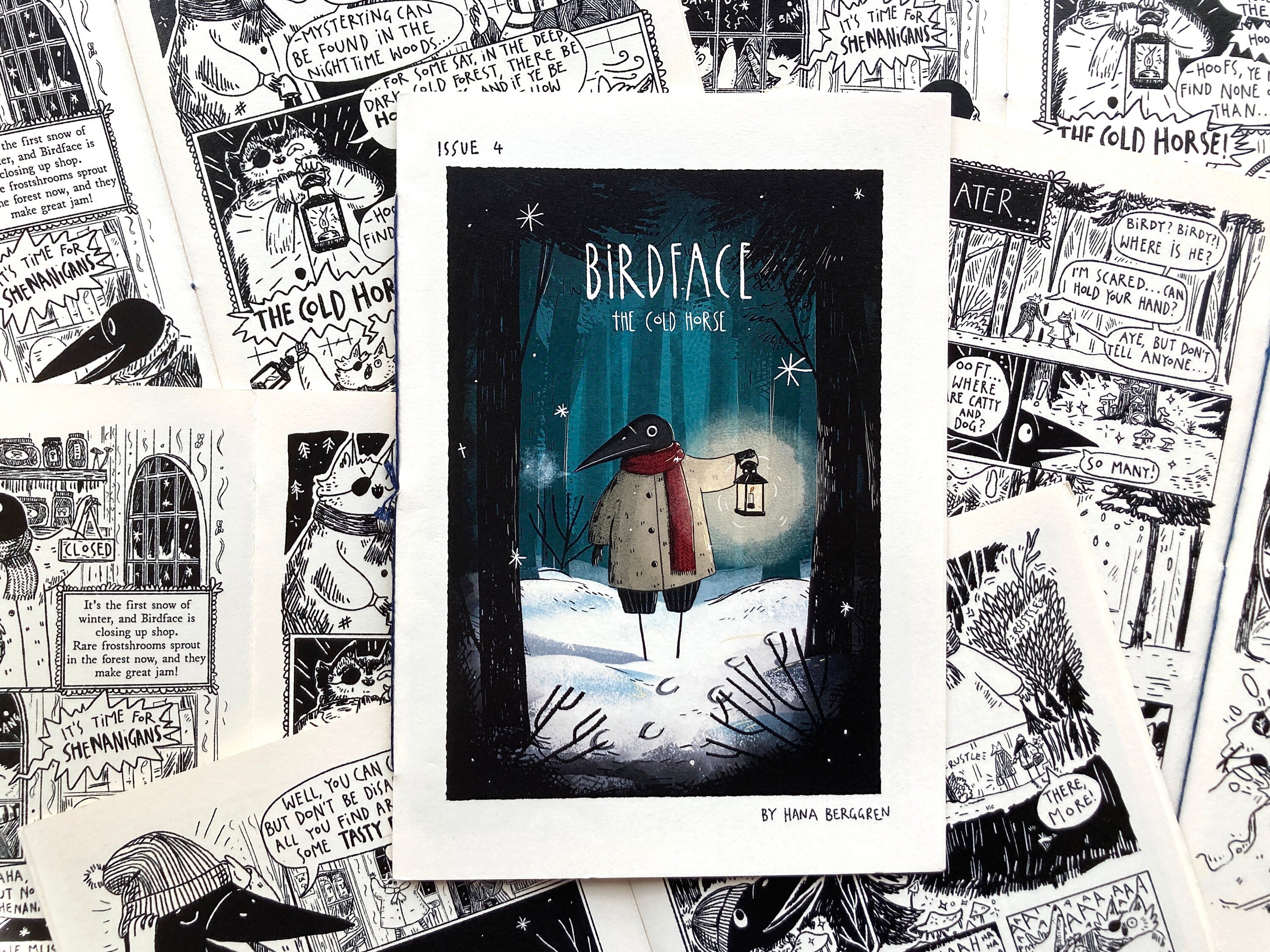Birdface Zine Bundle: Issues 1-5 + Print