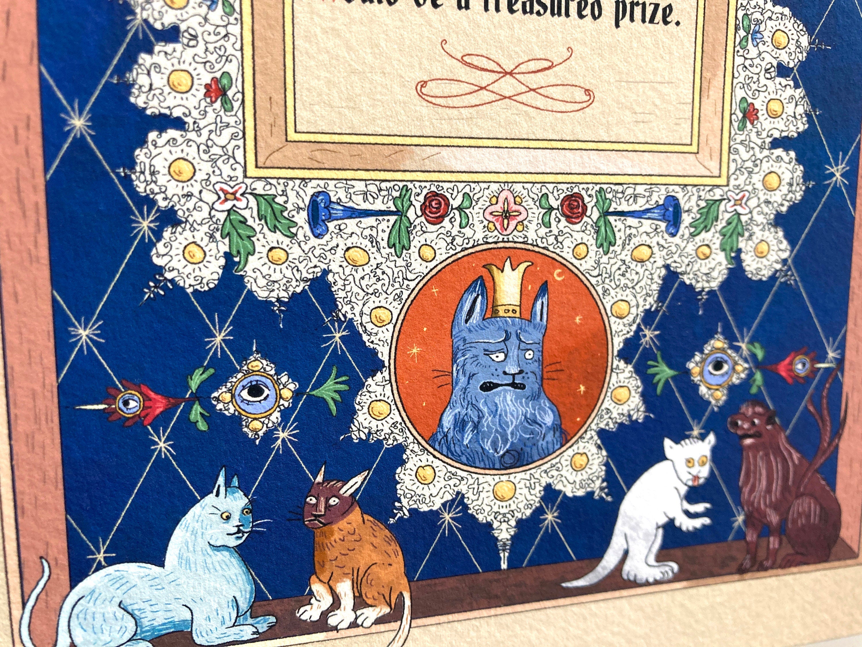 "Ugly Medieval Animal Poem" Print