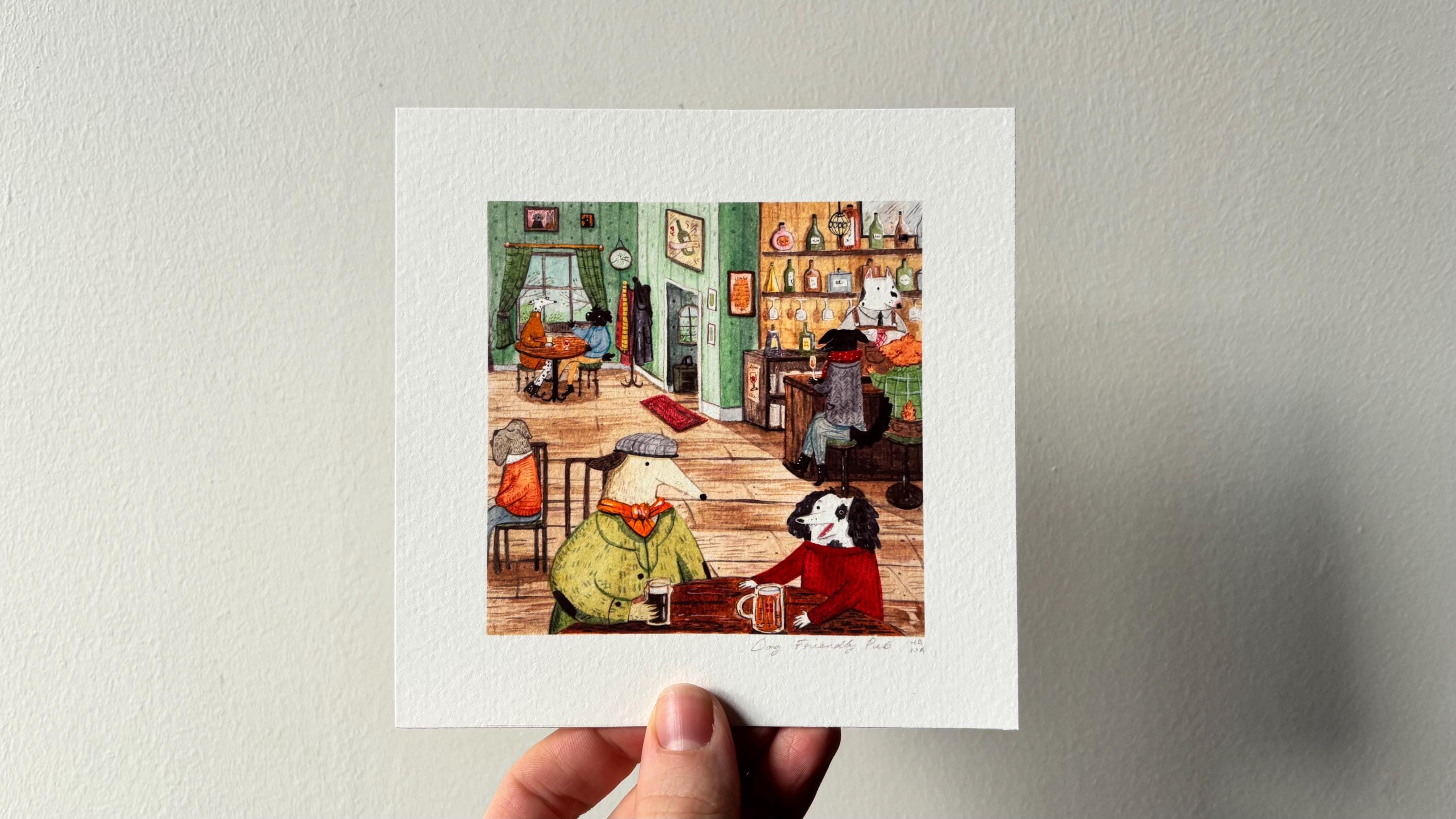 "Dog Friendly Pub" Print