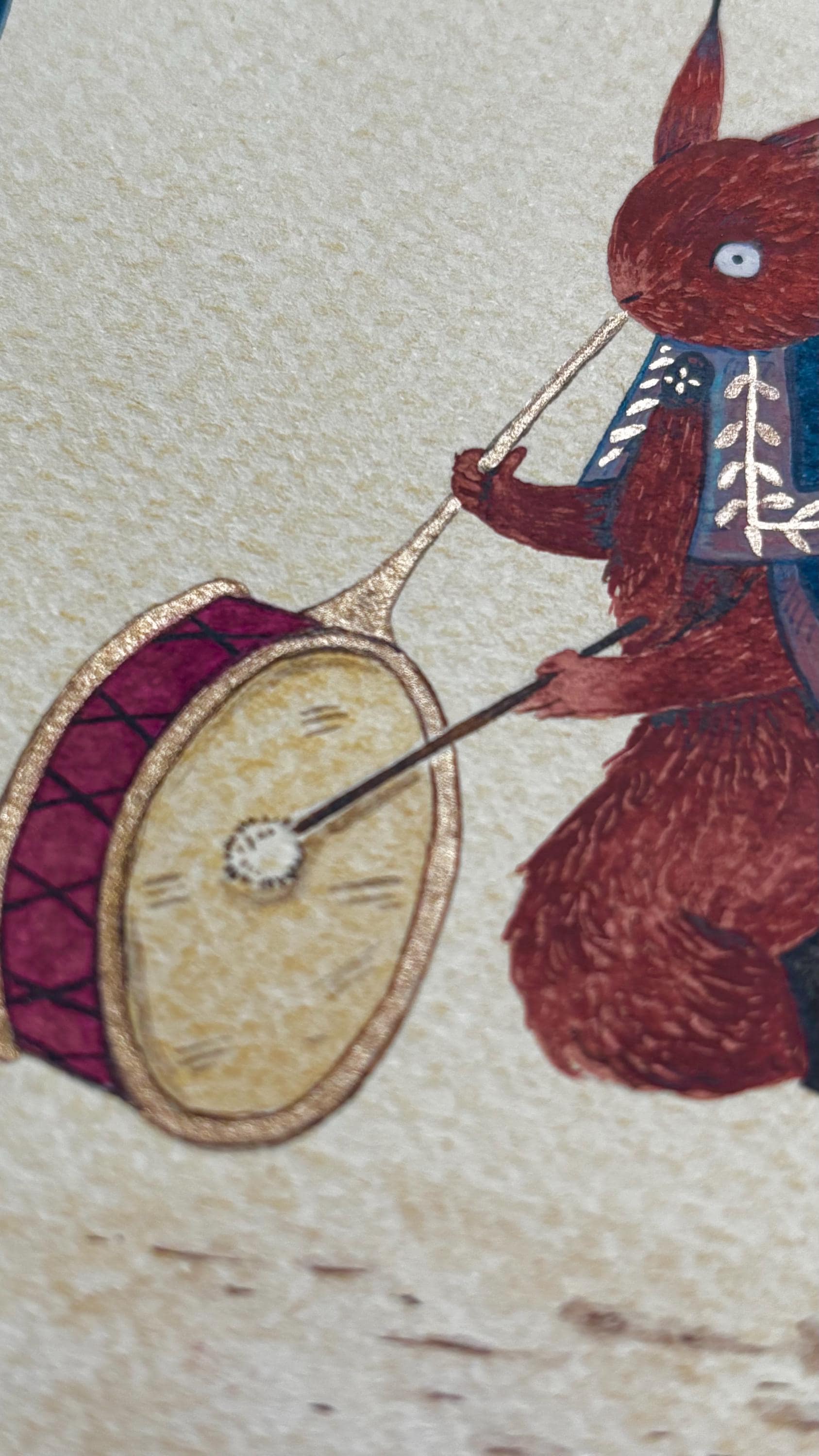 "The Drummer" Original Watercolour Painting