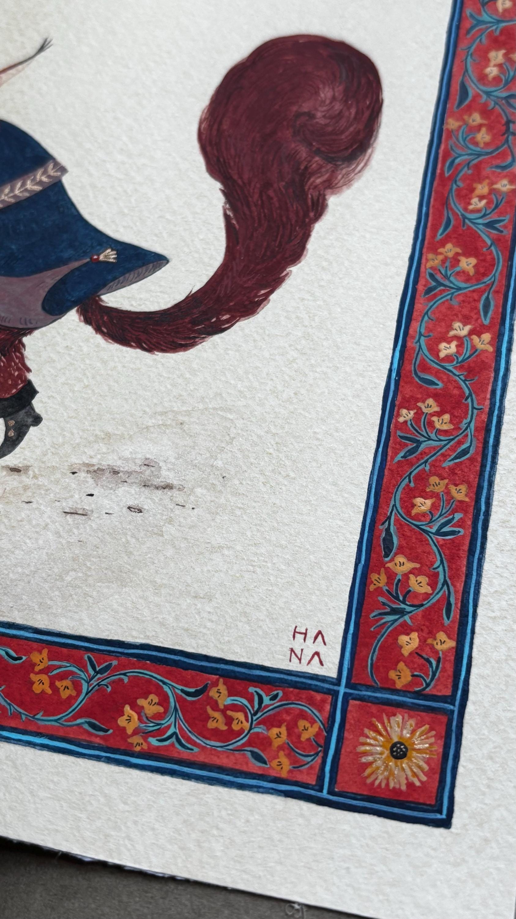 "The Drummer" Original Watercolour Painting