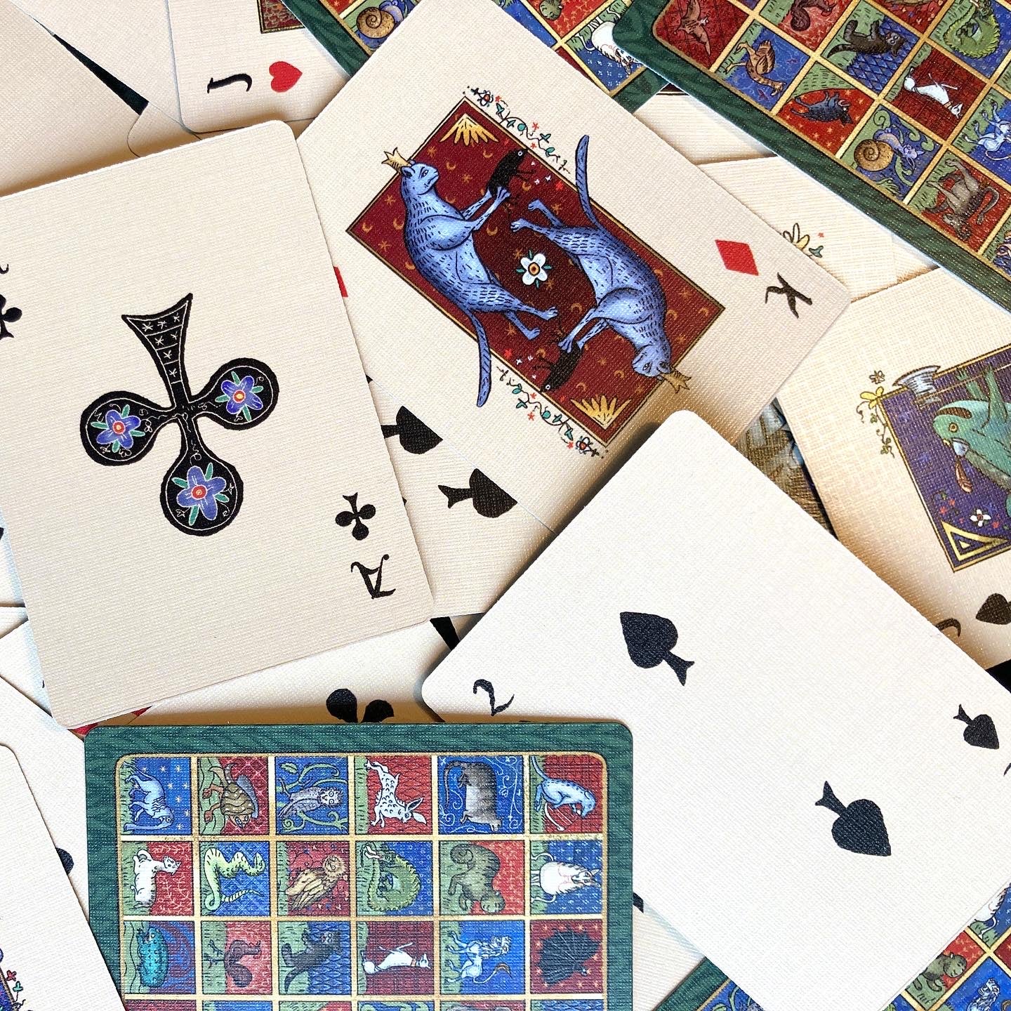 Medieval Animals Jigsaw + Playing Cards Bundle