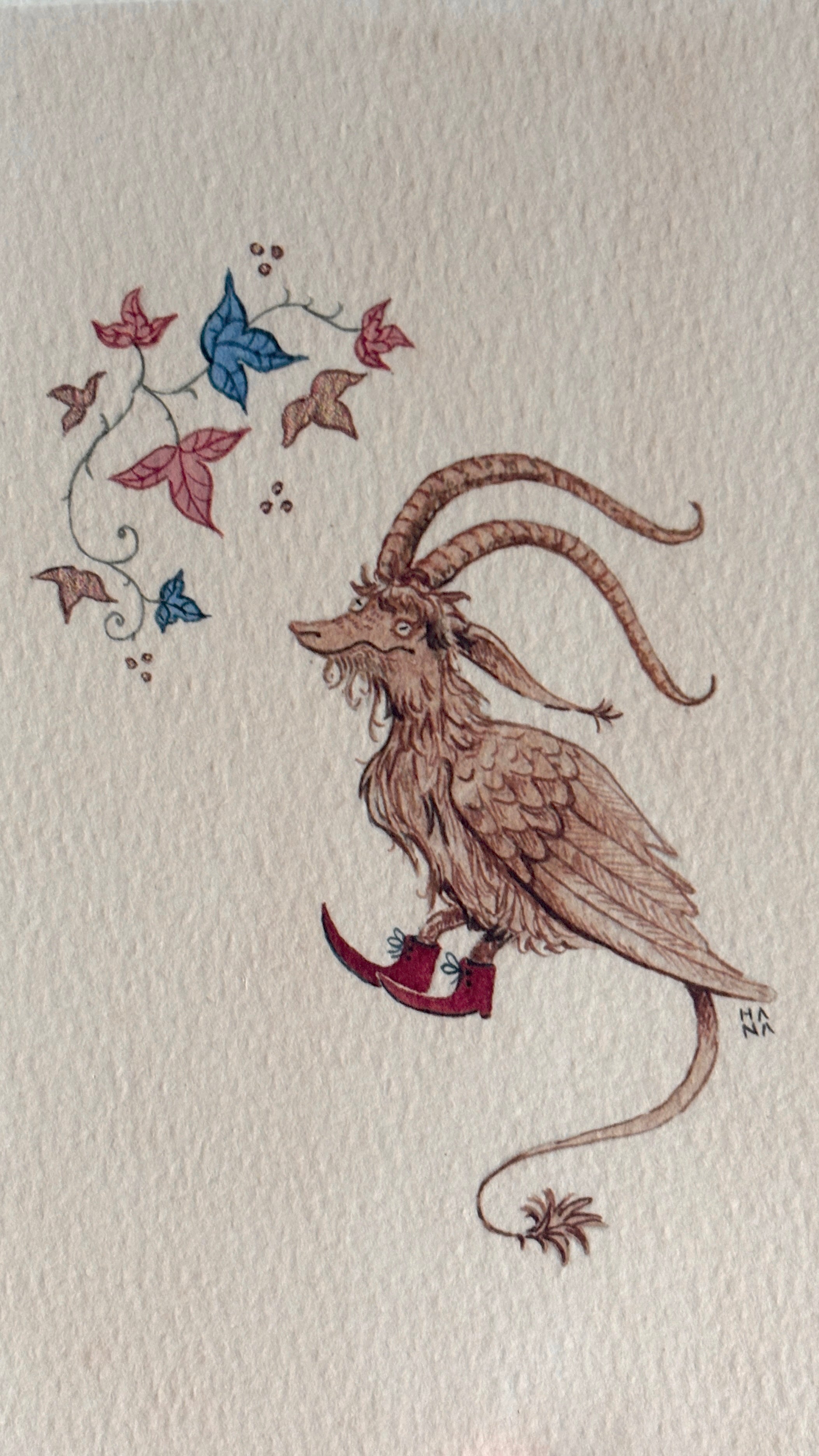 'Hieronymus Boots' Print