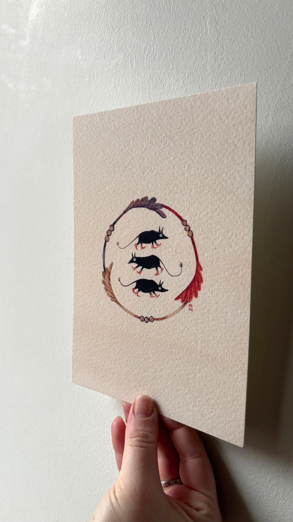 'Rats in Boots' Print