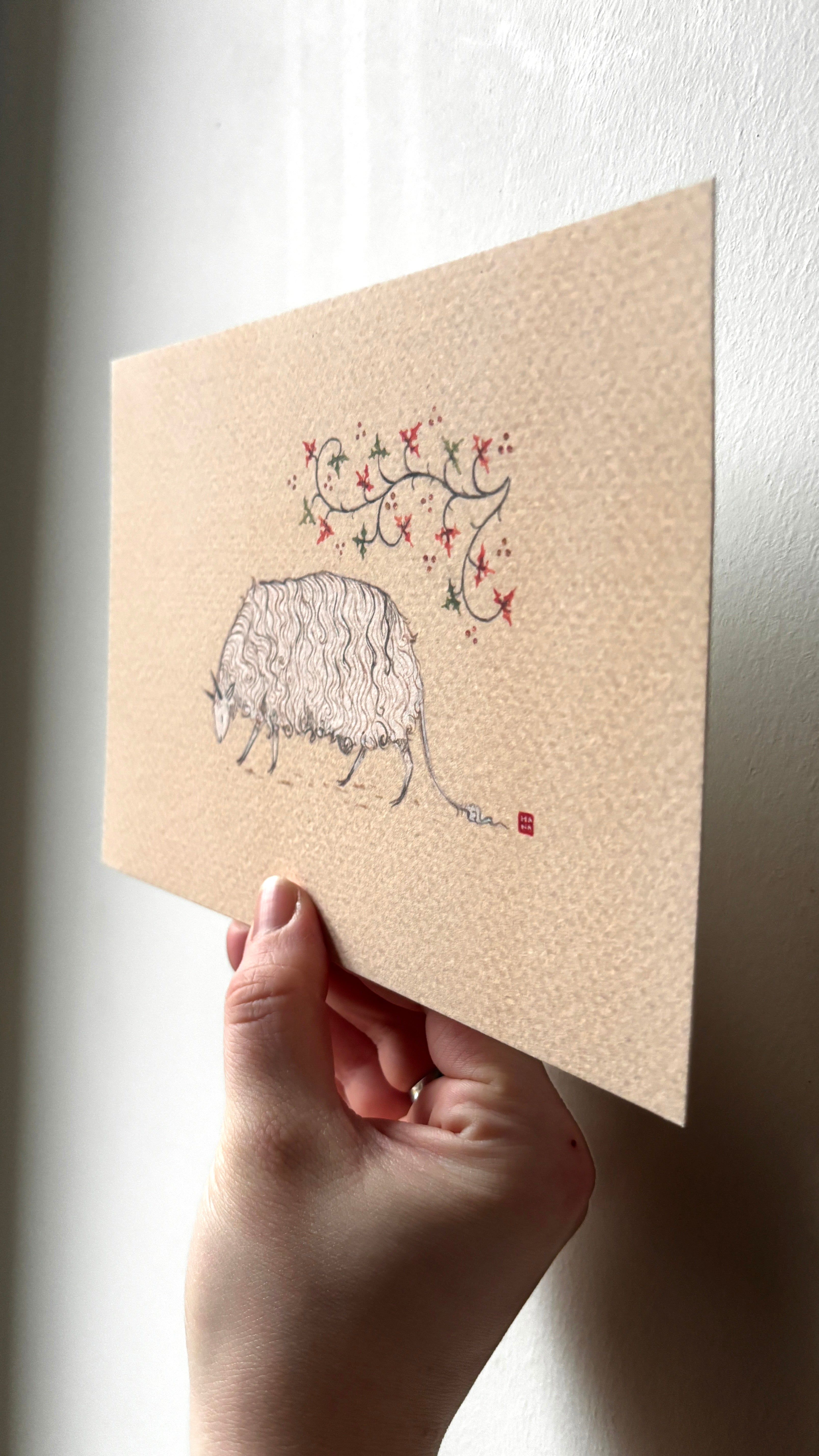 'Grazing Creacher' Print