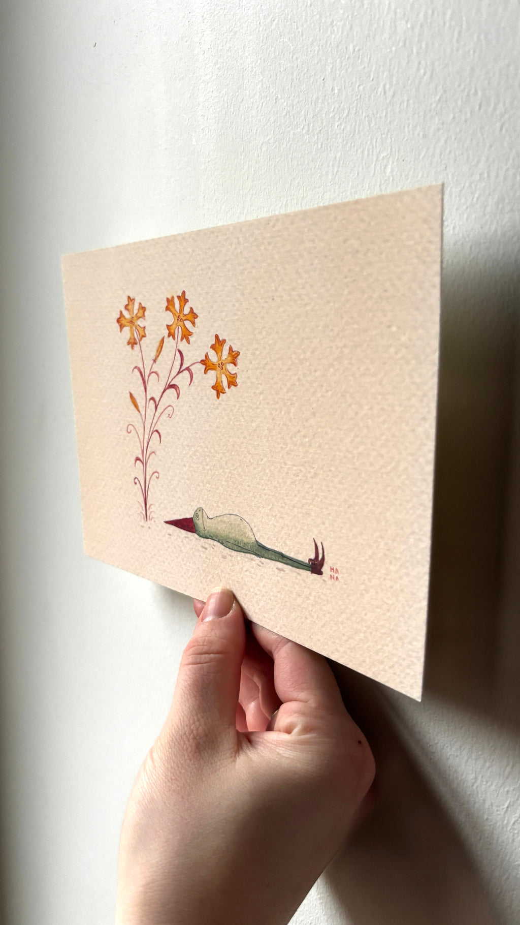 'Miserable Frog' Print