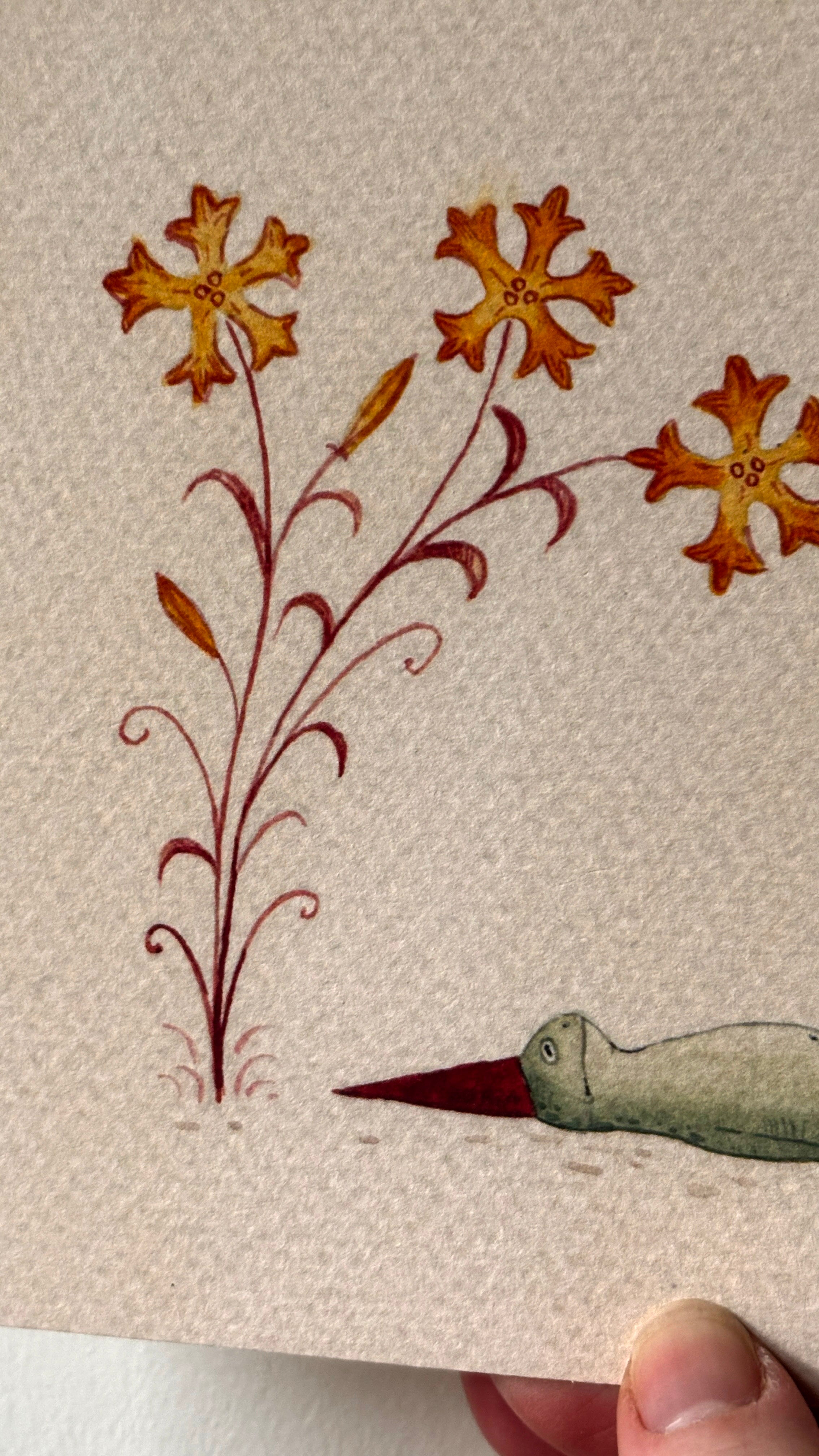 'Miserable Frog' Print