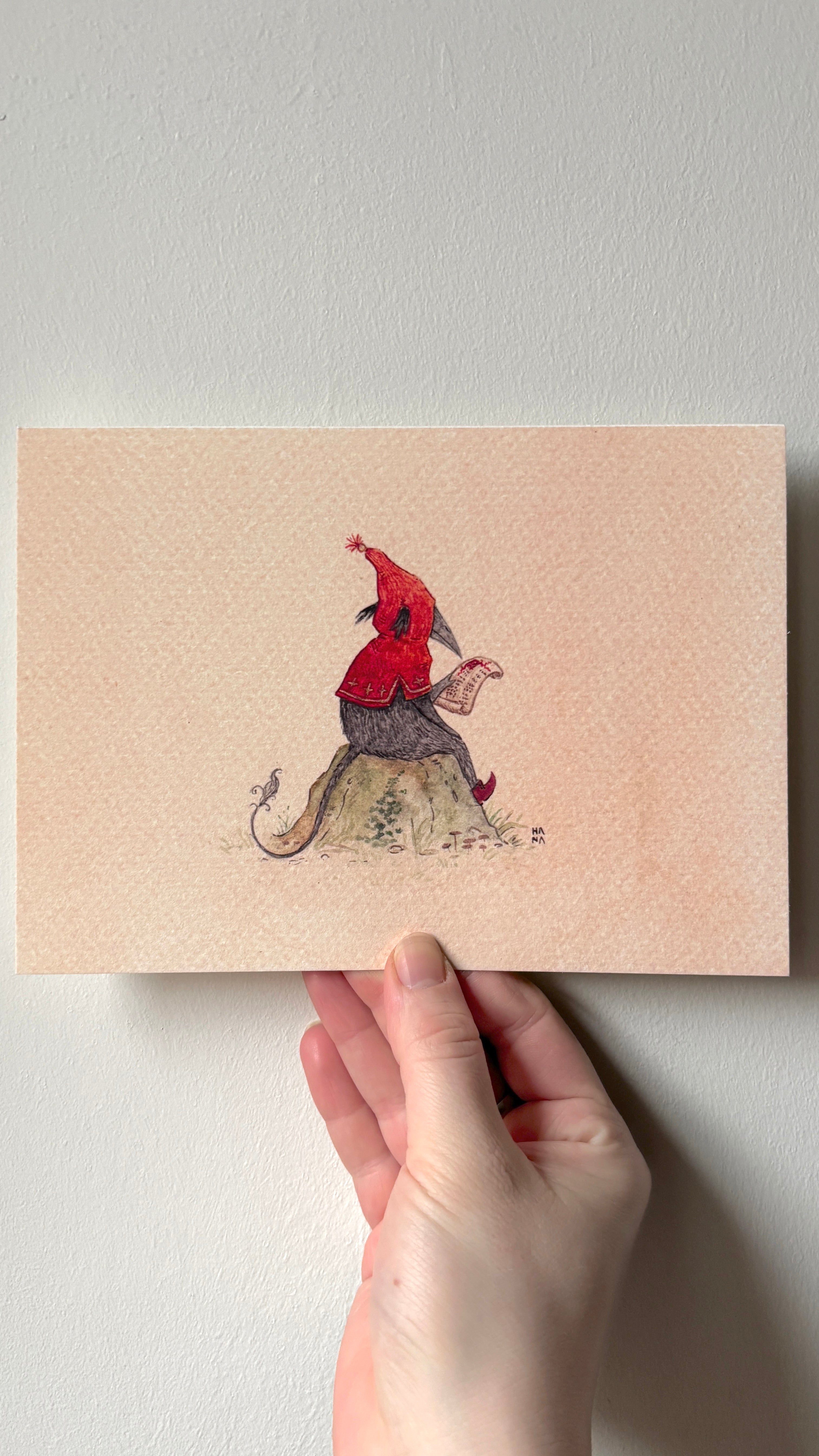 'Quarlic Tom Reads a Letter' Print