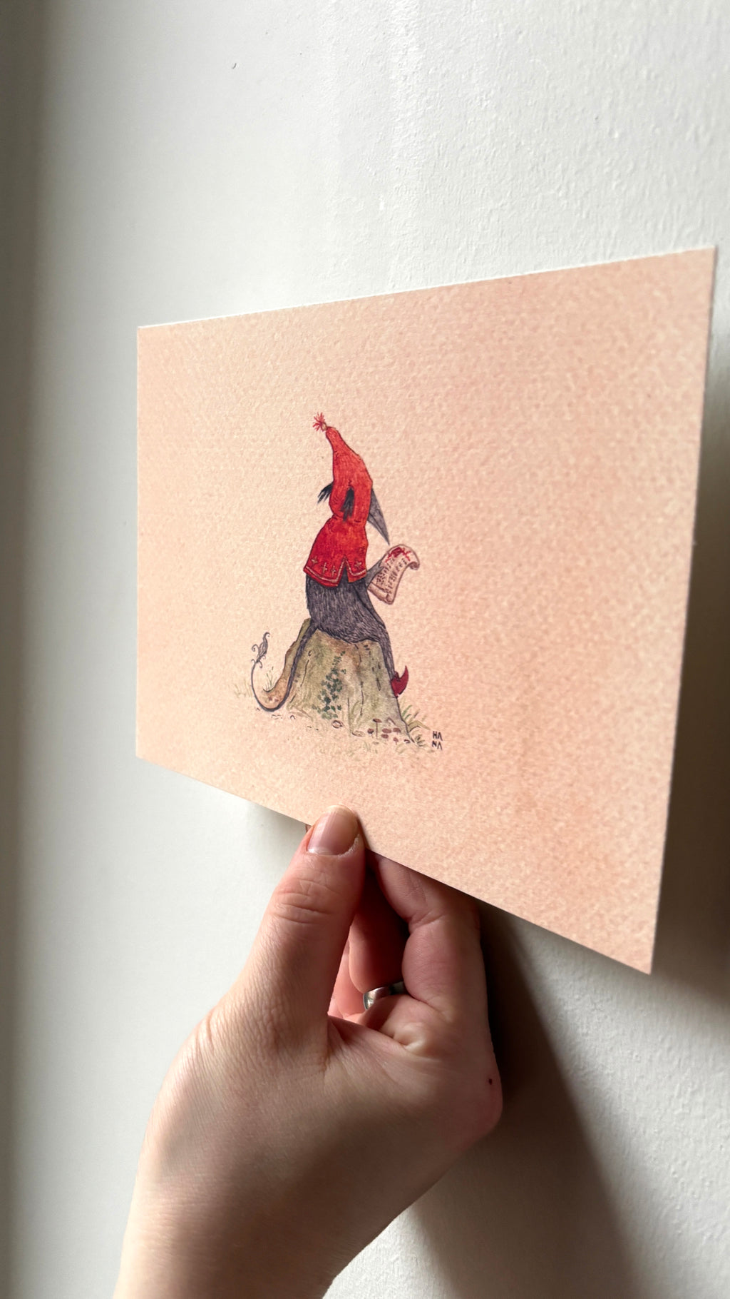 'Quarlic Tom Reads a Letter' Print