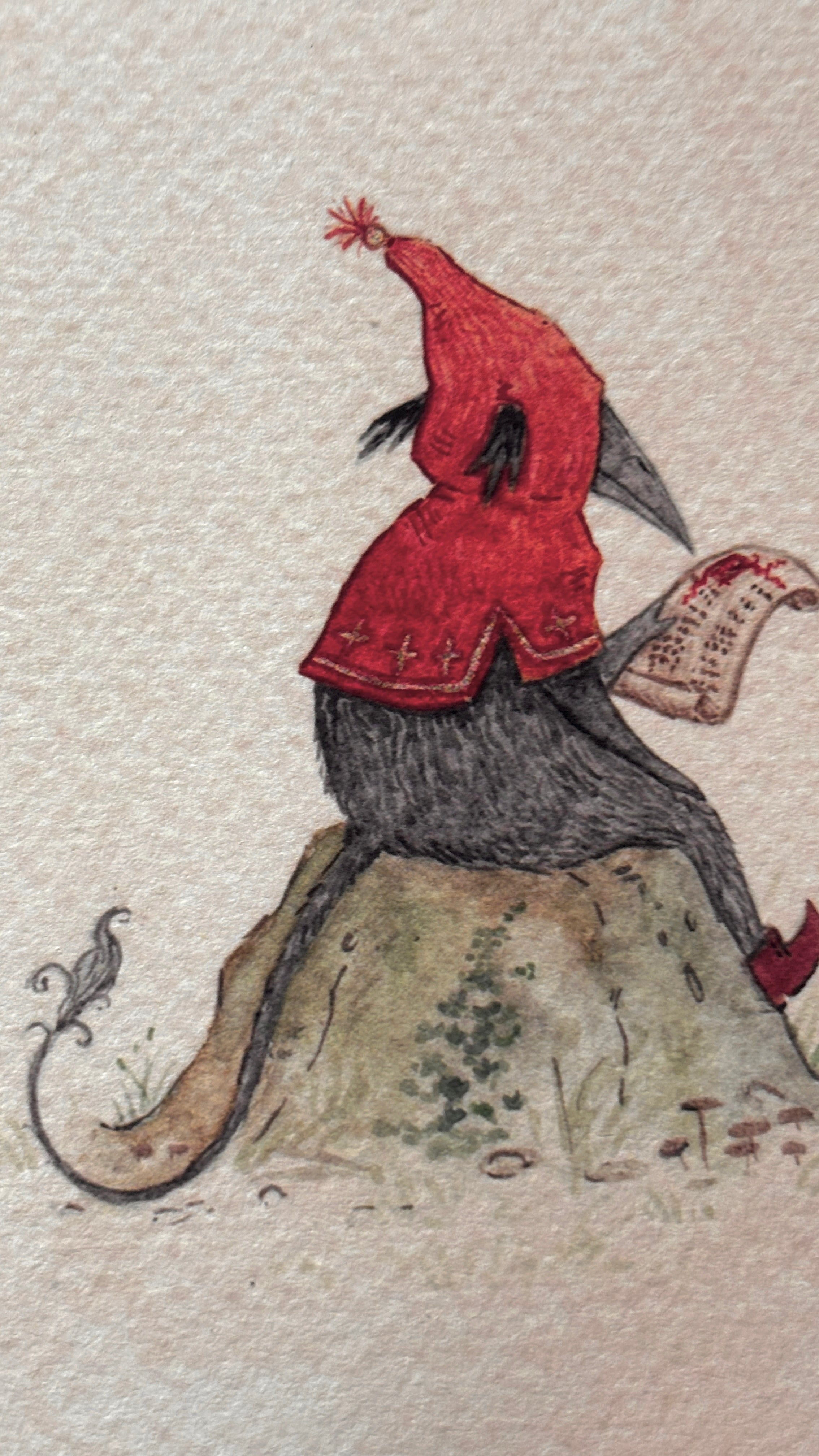 'Quarlic Tom Reads a Letter' Print