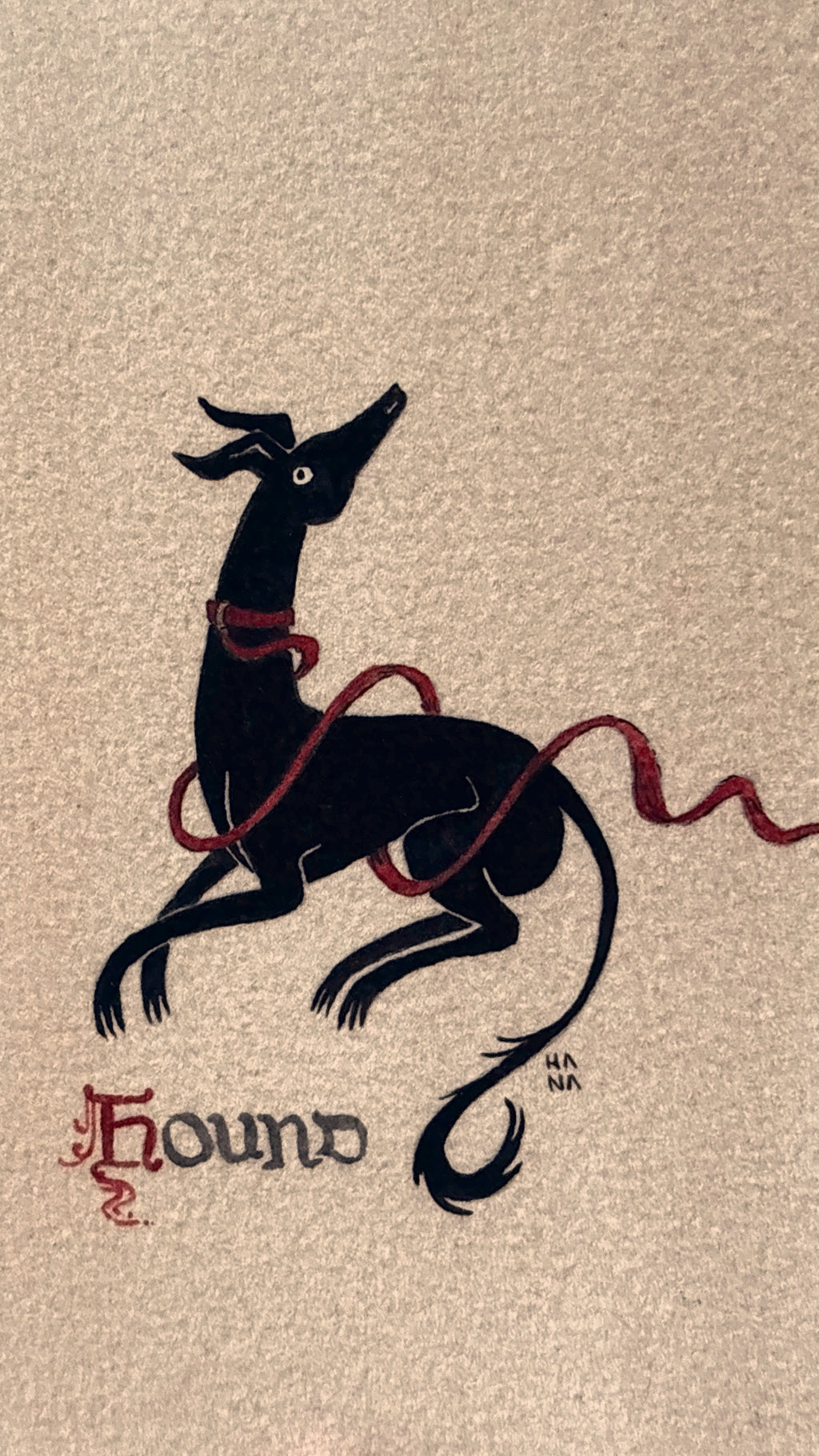 'Hound' Print