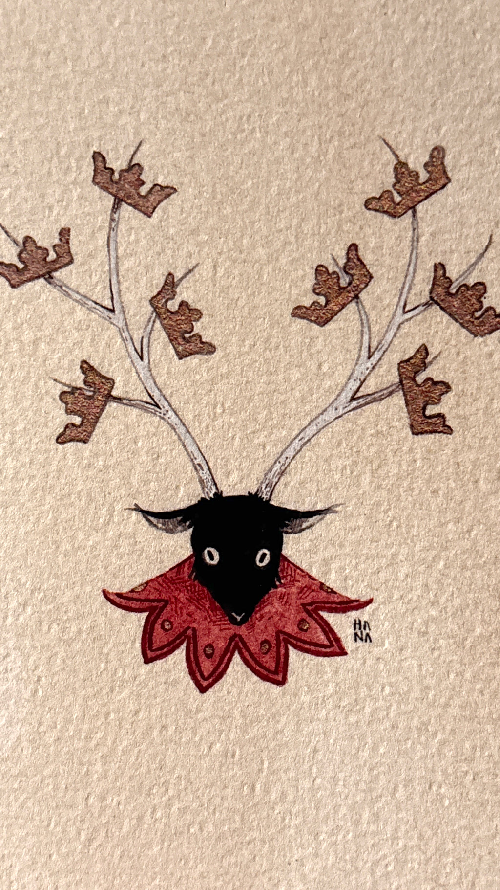 'Crownéd Beaste' Print