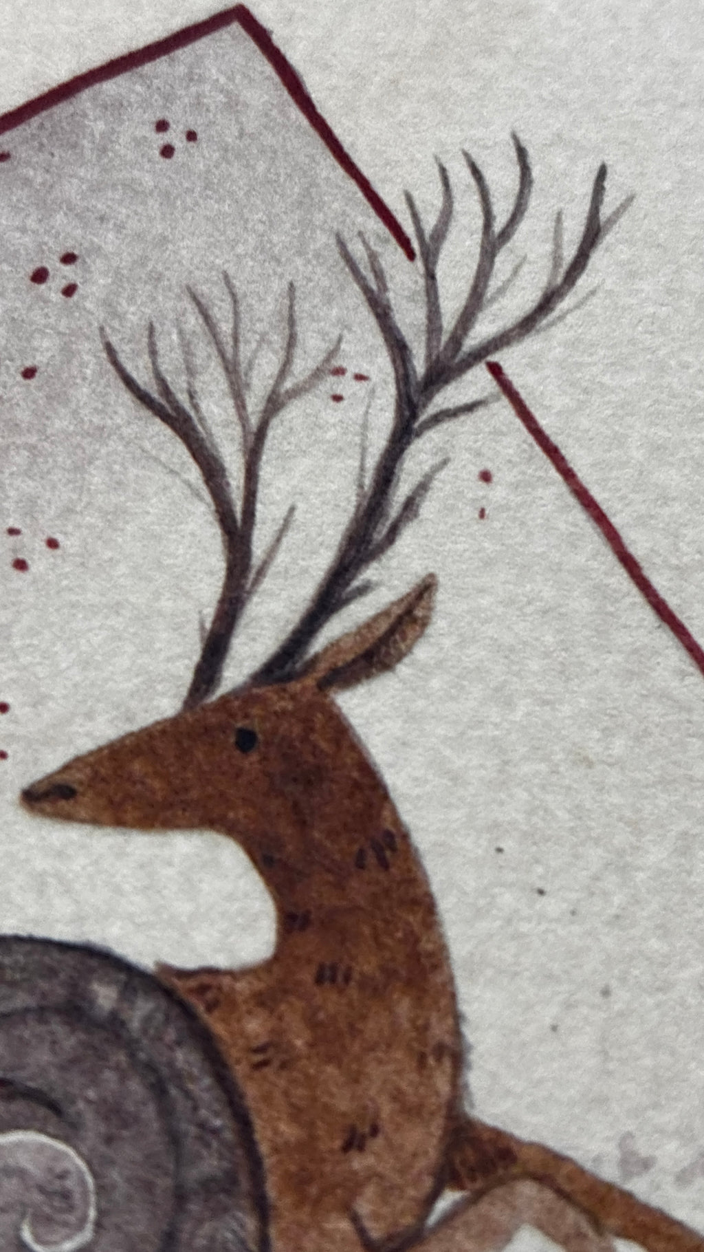 'Sneer, the Snail-Deer' Print