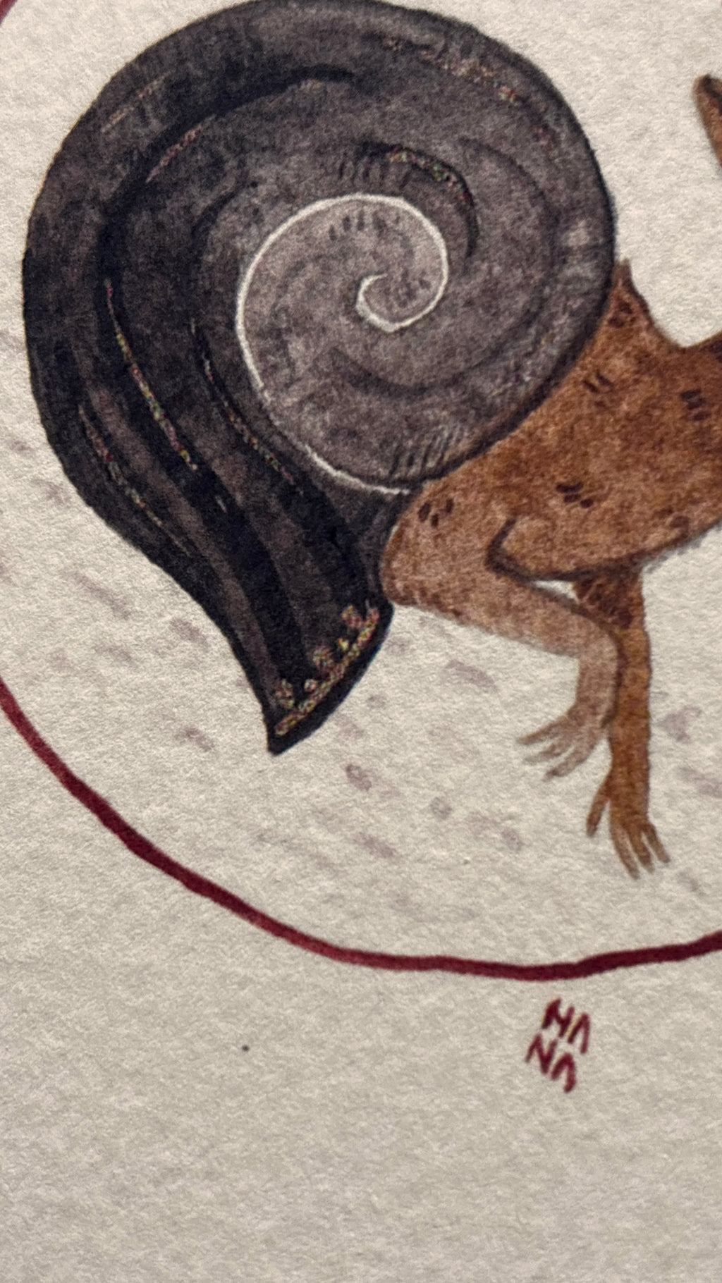 'Sneer, the Snail-Deer' Print