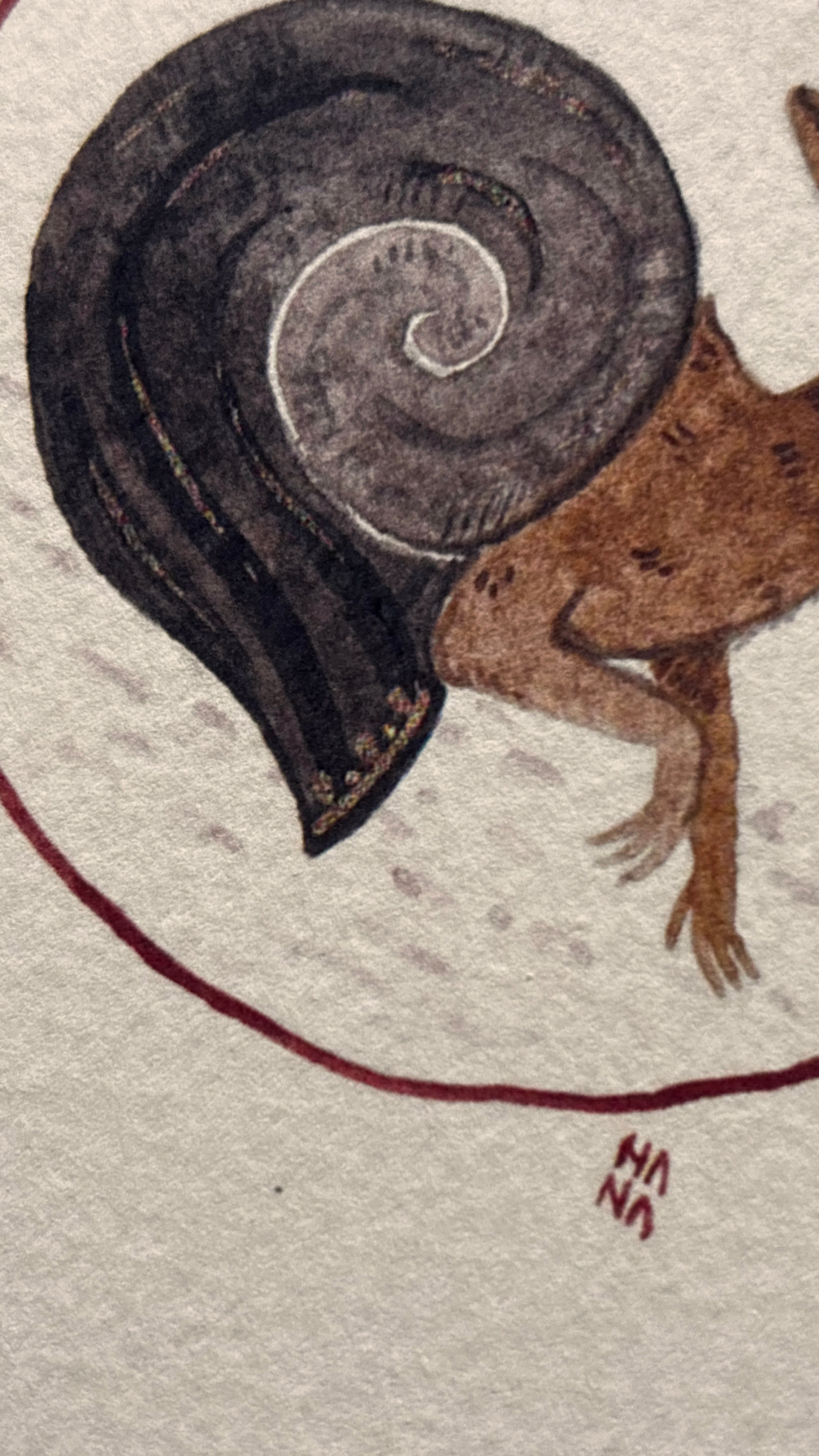 'Sneer, the Snail-Deer' Print