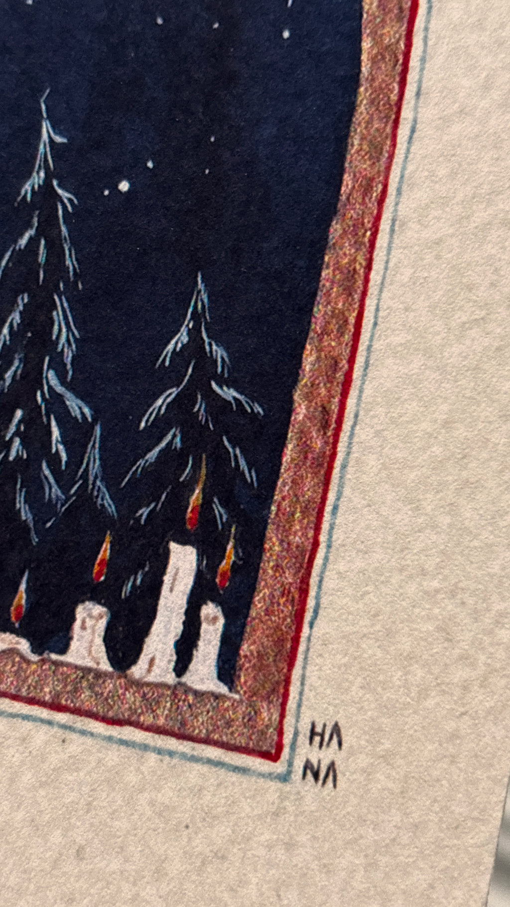 'Winter Creacher' Print