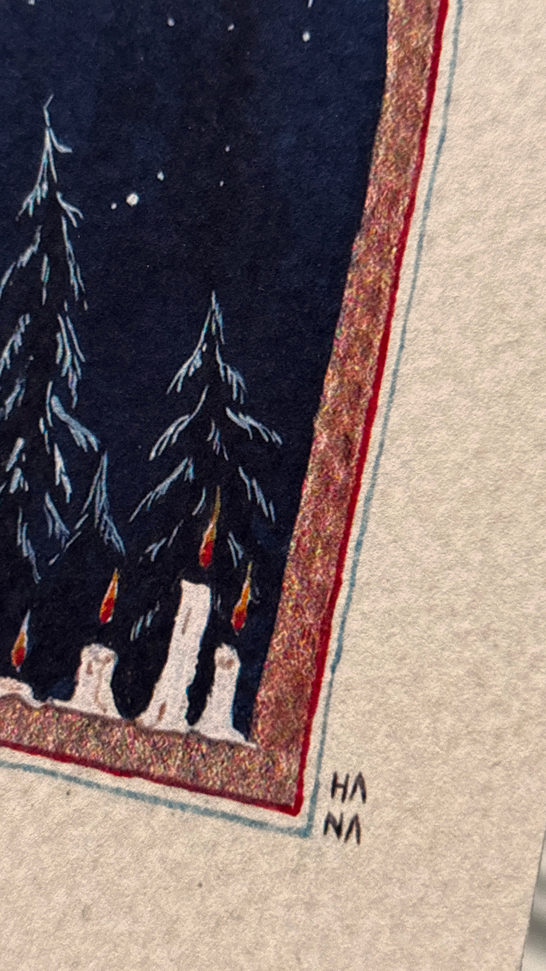 'Winter Creacher' Print