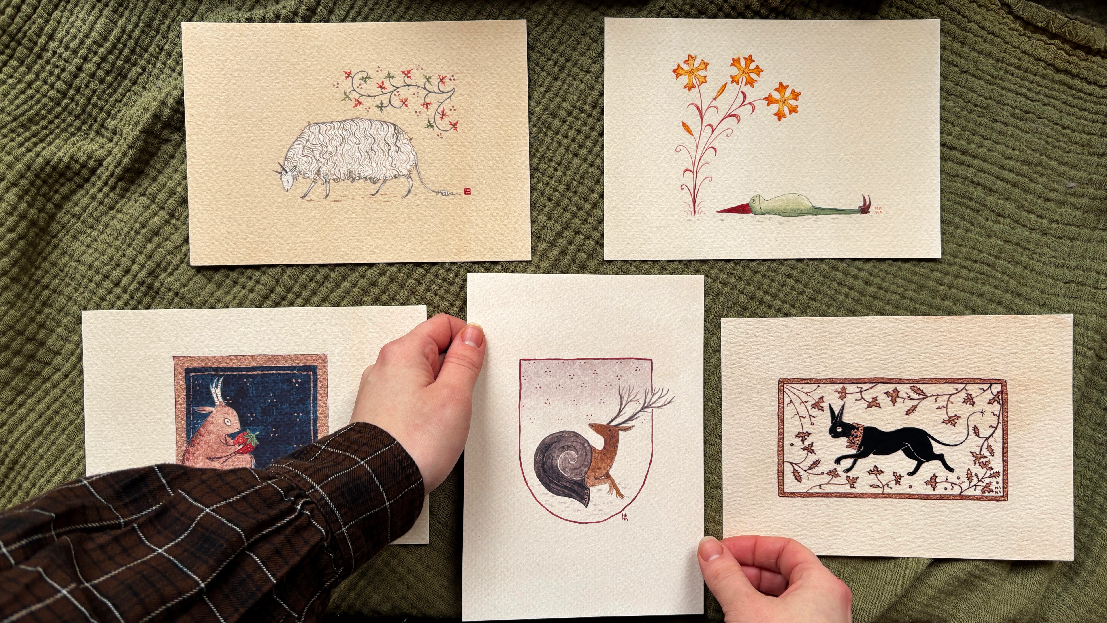 Creachertober 2025 Complete 31 Print Collection