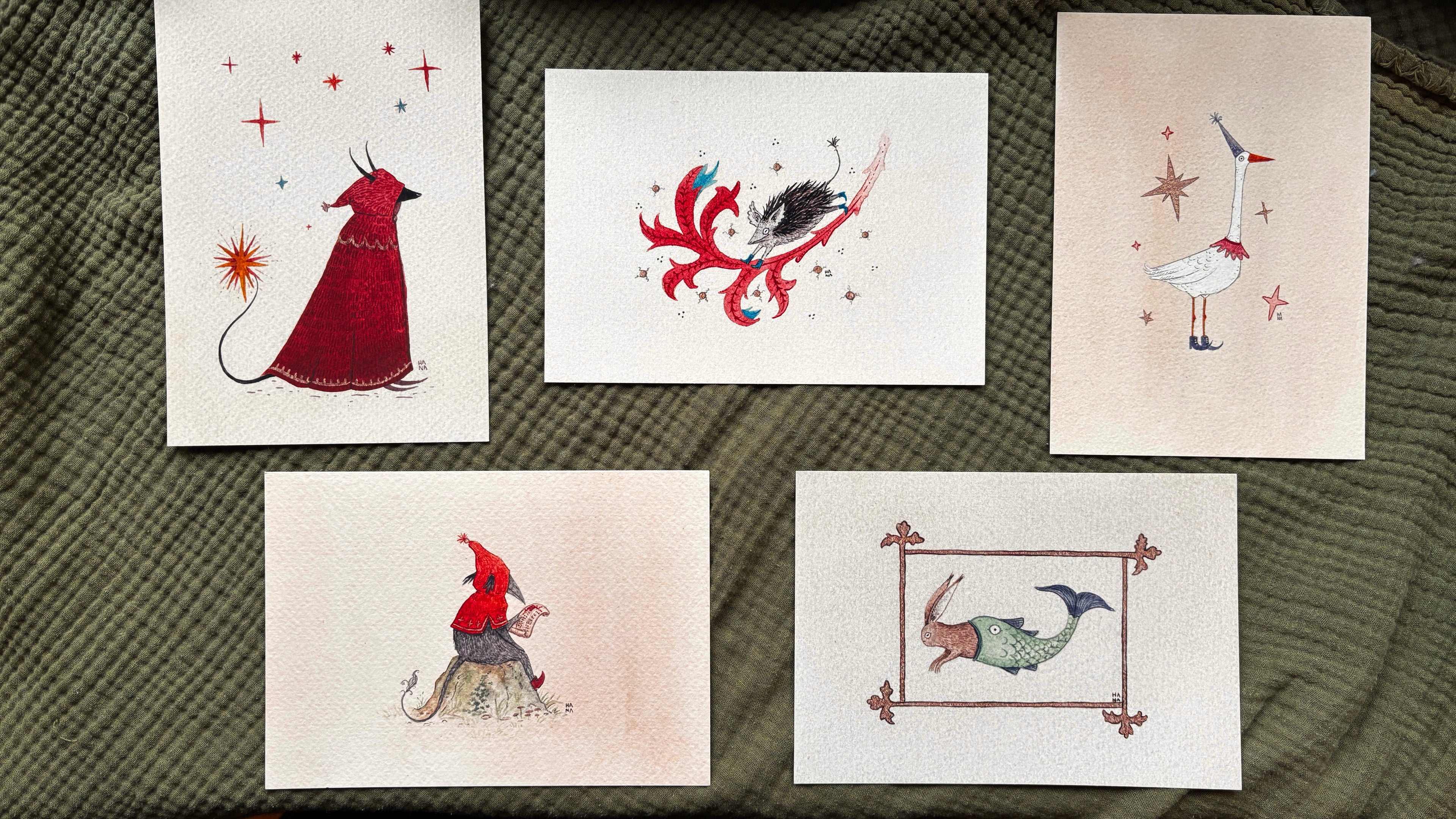 Creachertober 2025 Complete 31 Print Collection