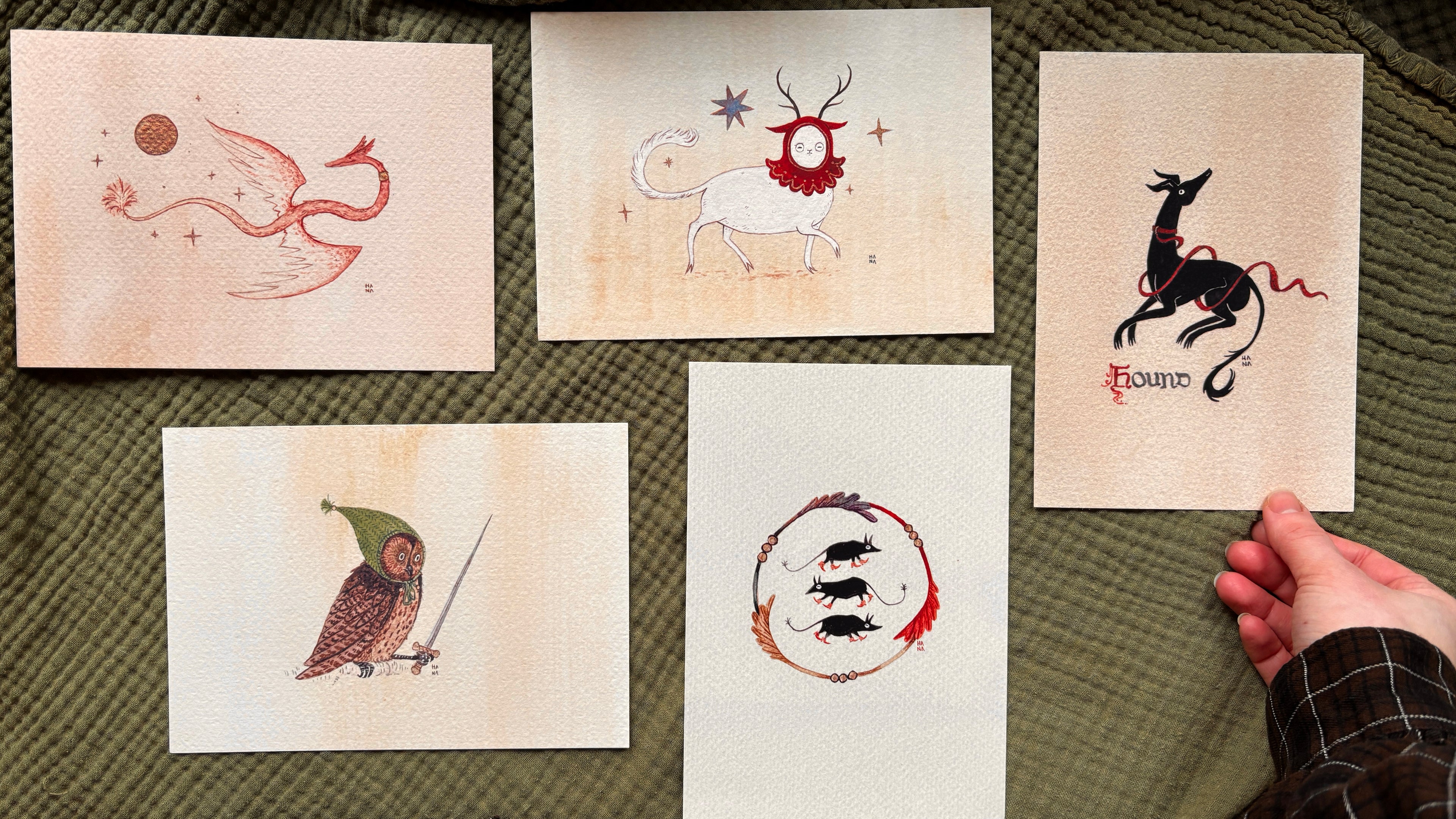 Creachertober 2025 Complete 31 Print Collection