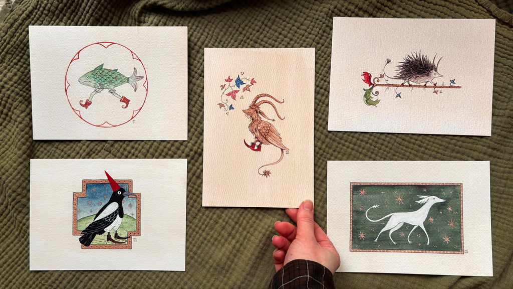 Creachertober 2025 Complete 31 Print Collection