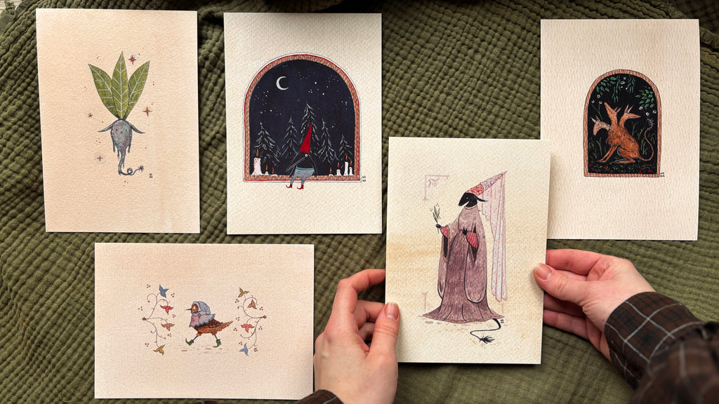 Creachertober 2025 Complete 31 Print Collection