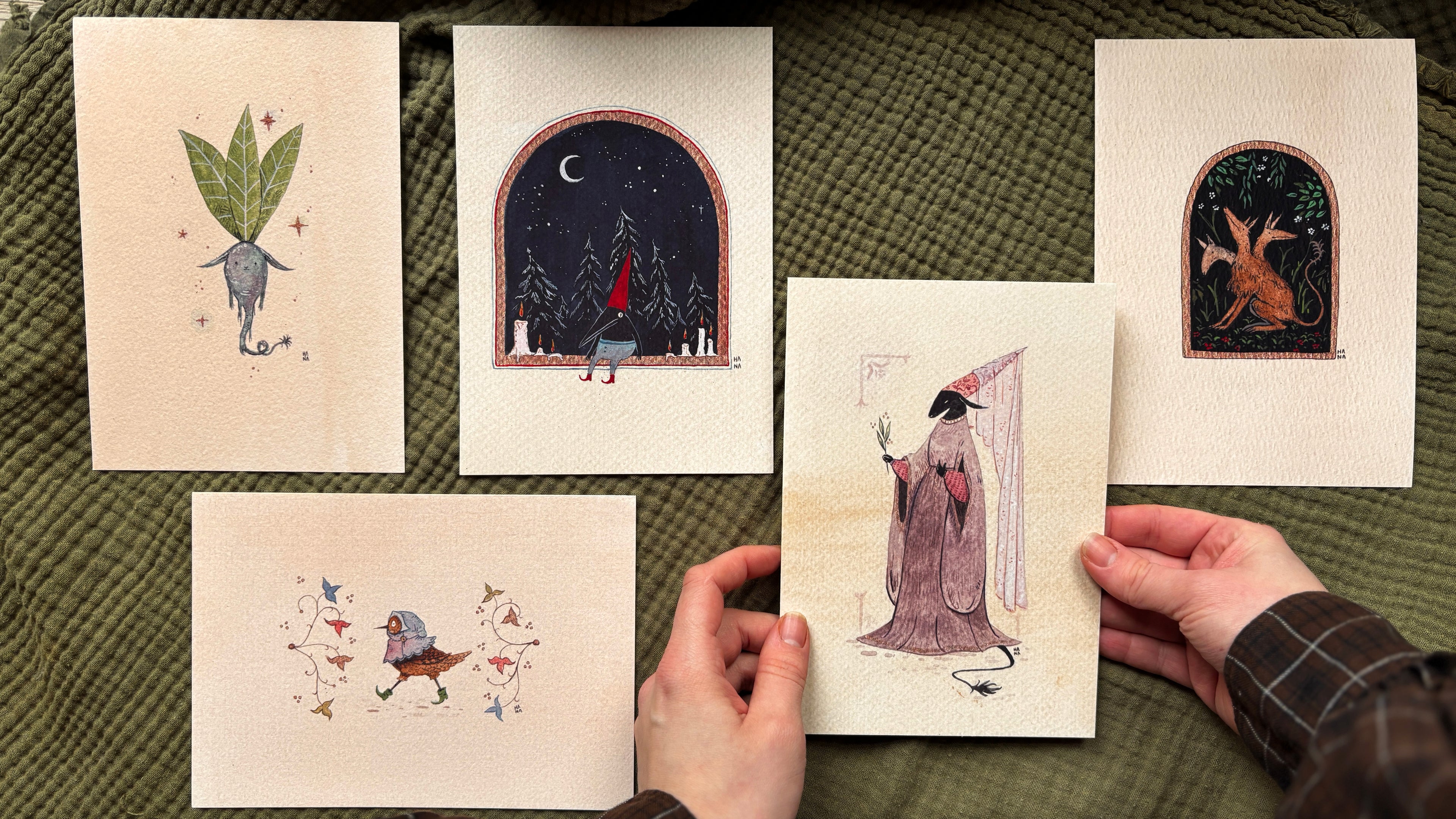 Creachertober 2025 Complete 31 Print Collection