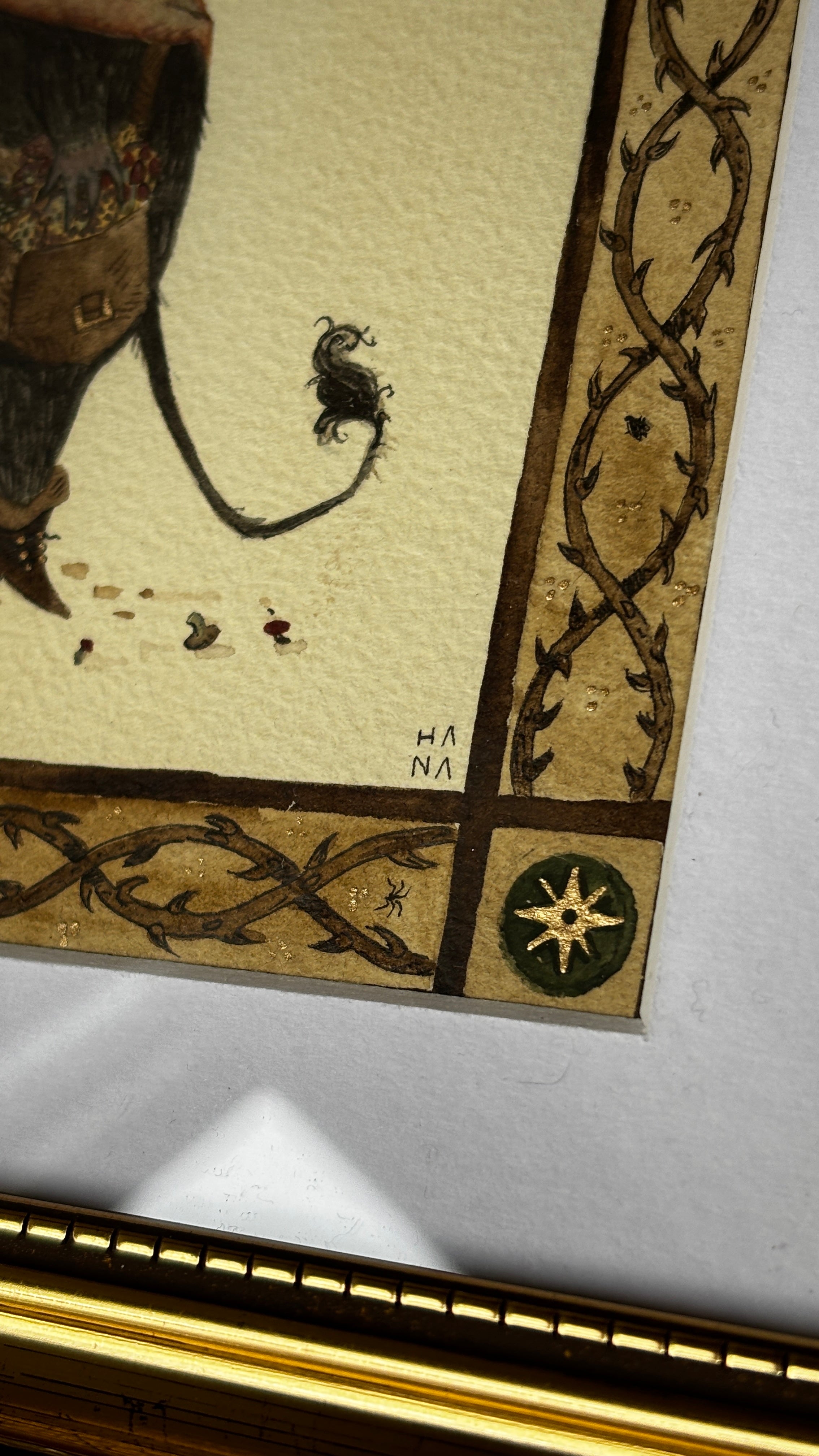 "The Forager" Original Watercolour Painting