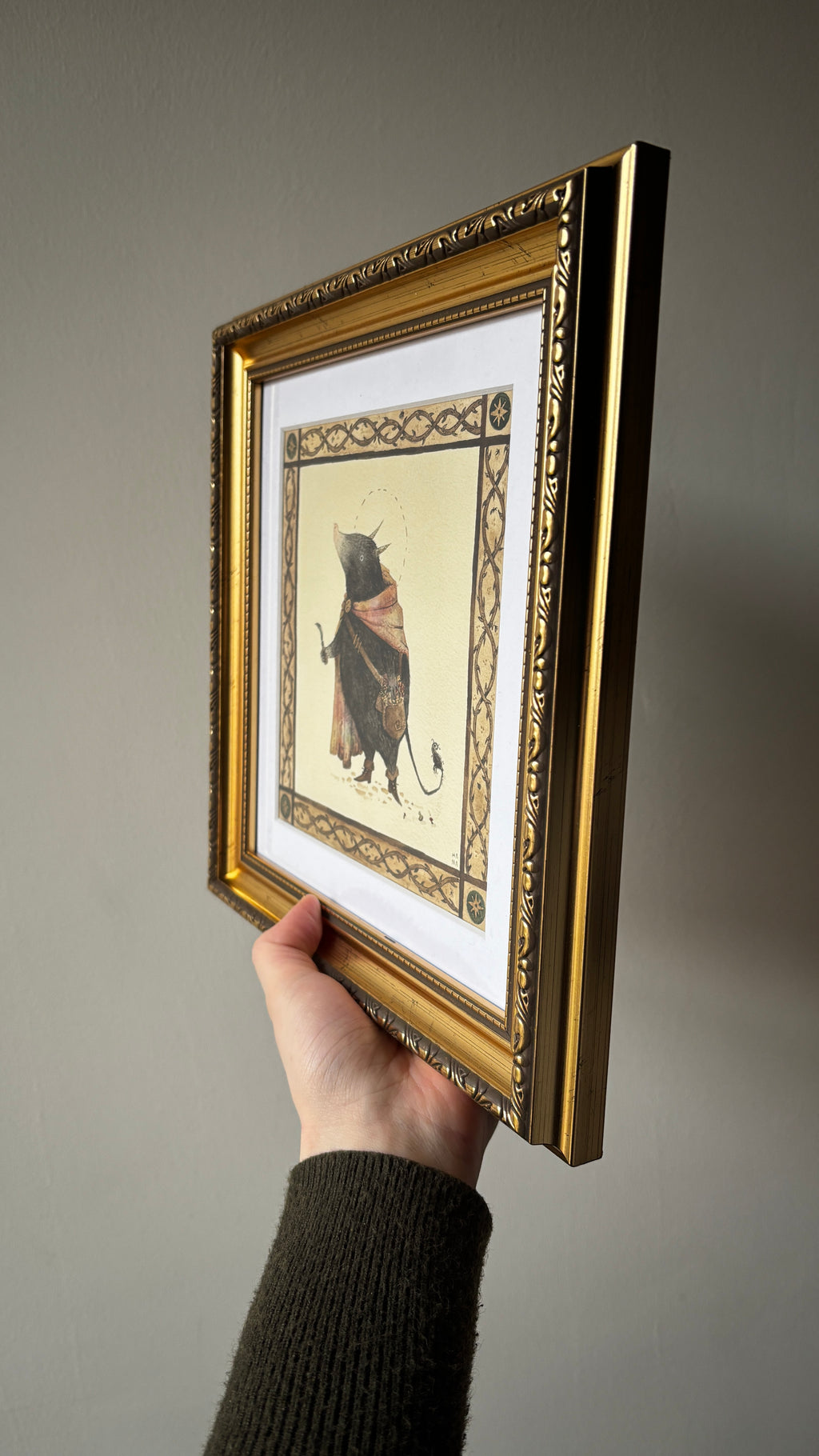 "The Forager" Original Watercolour Painting