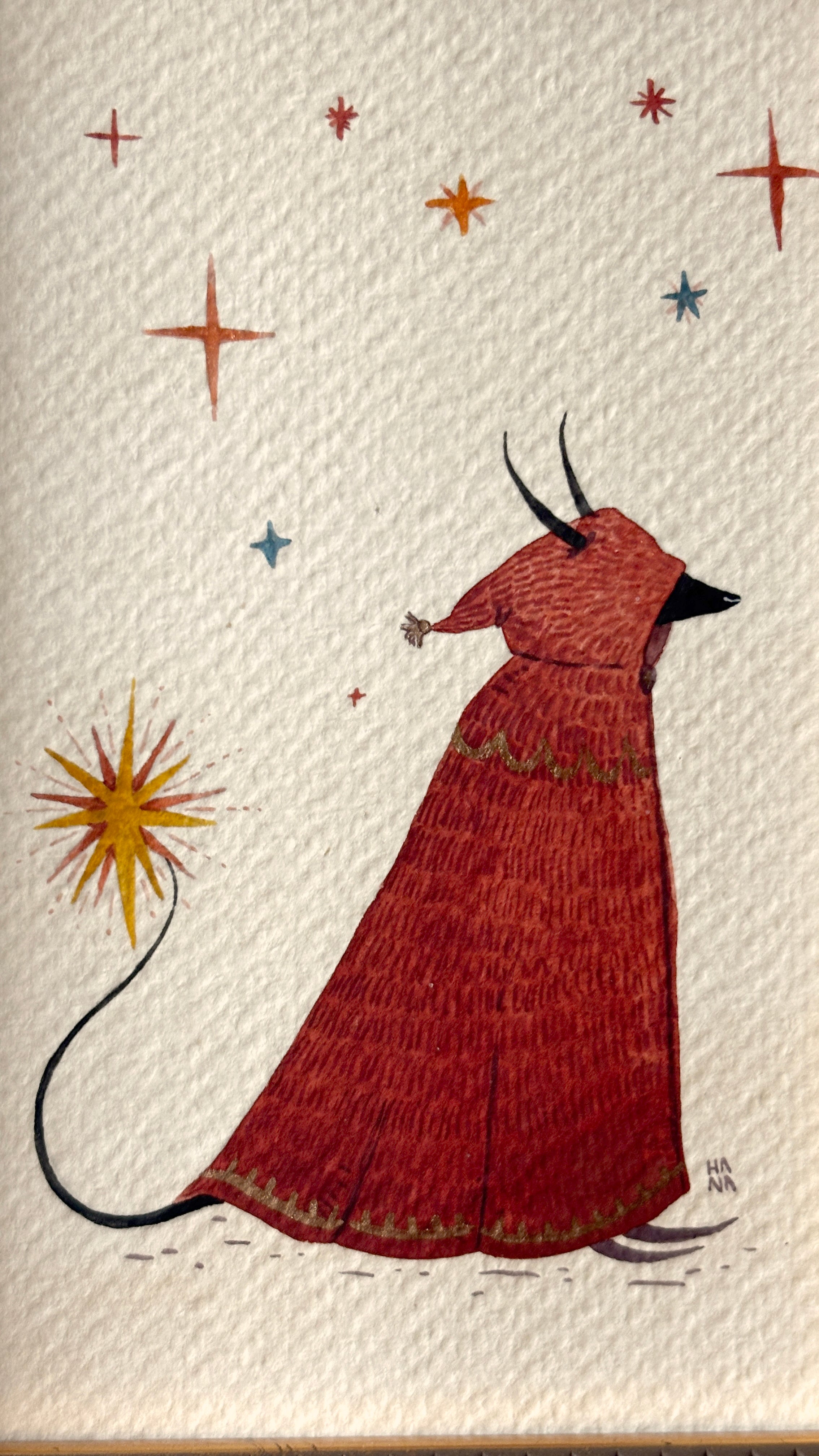 'Star Summoner' Original Watercolour Painting