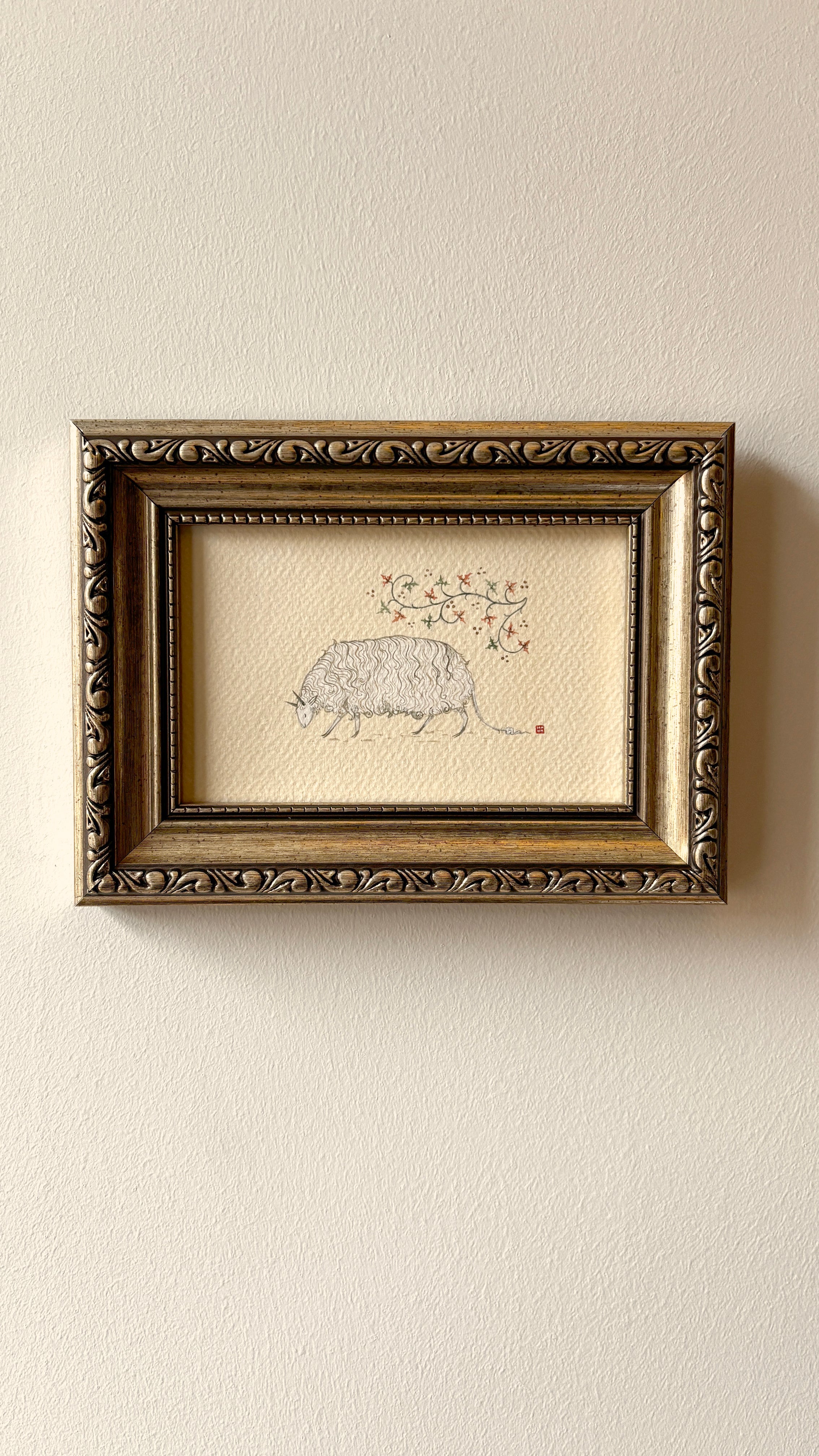 'Grazing Creacher' Original Watercolour Painting