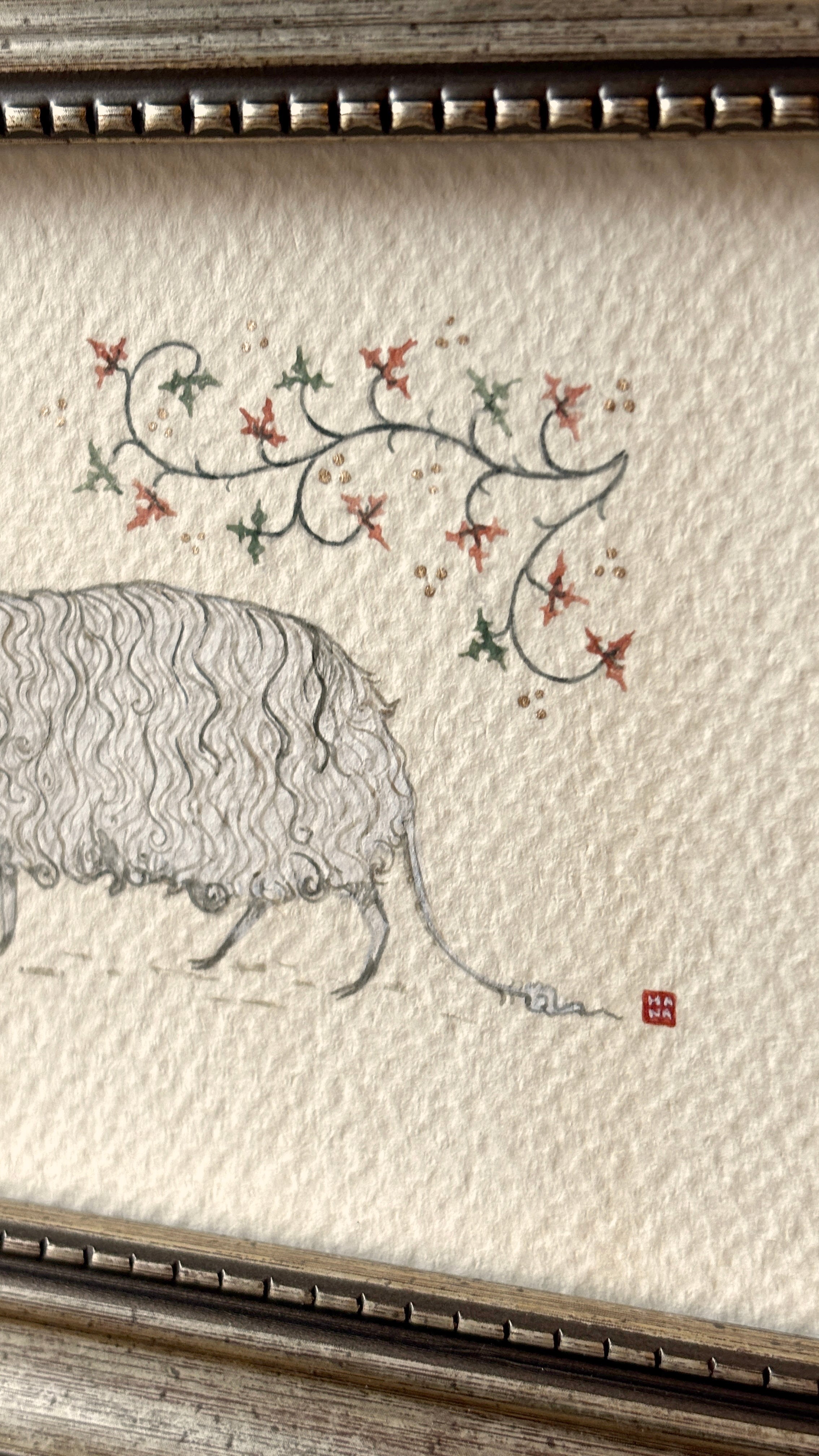 'Grazing Creacher' Original Watercolour Painting