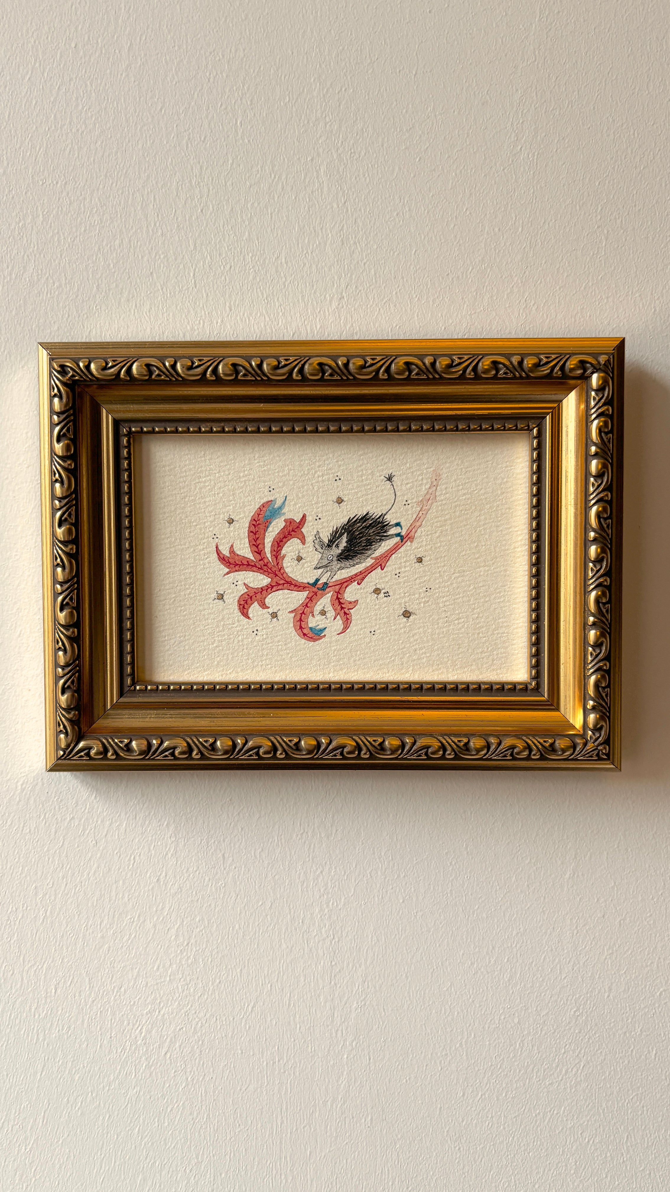 'A Frolic' Original Watercolour Painting