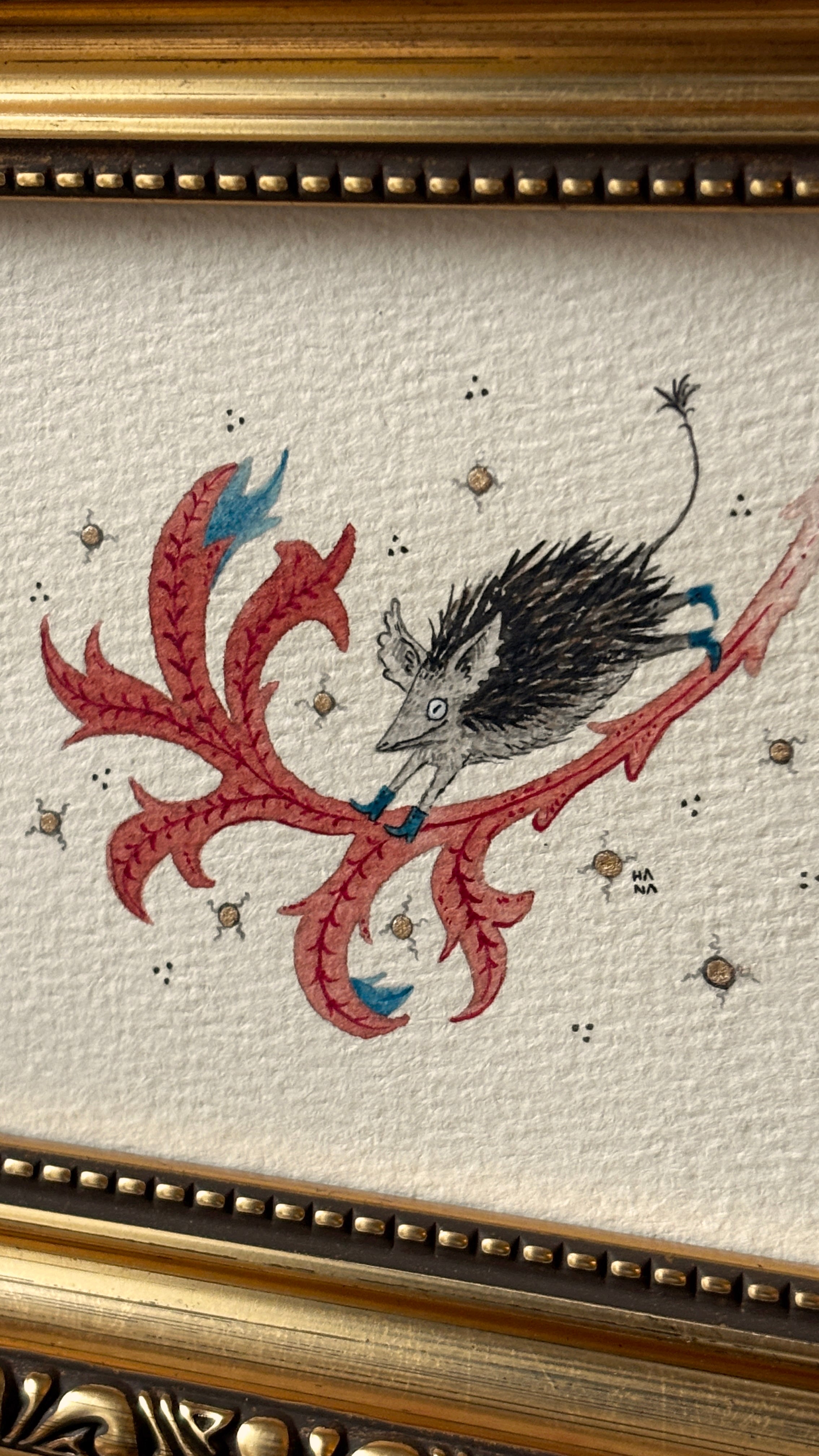 'A Frolic' Original Watercolour Painting