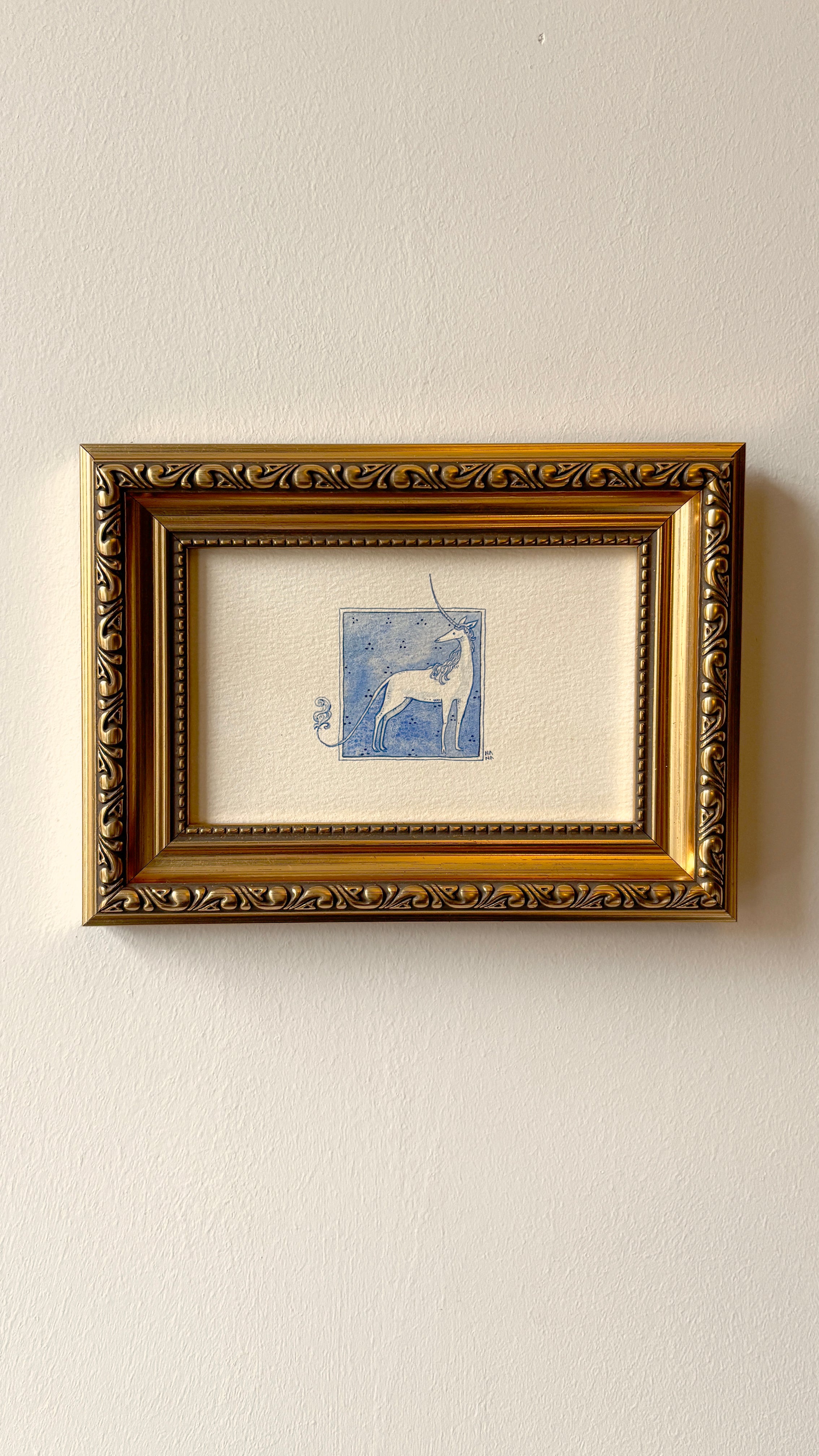 'Unicorn' Original Watercolour Painting