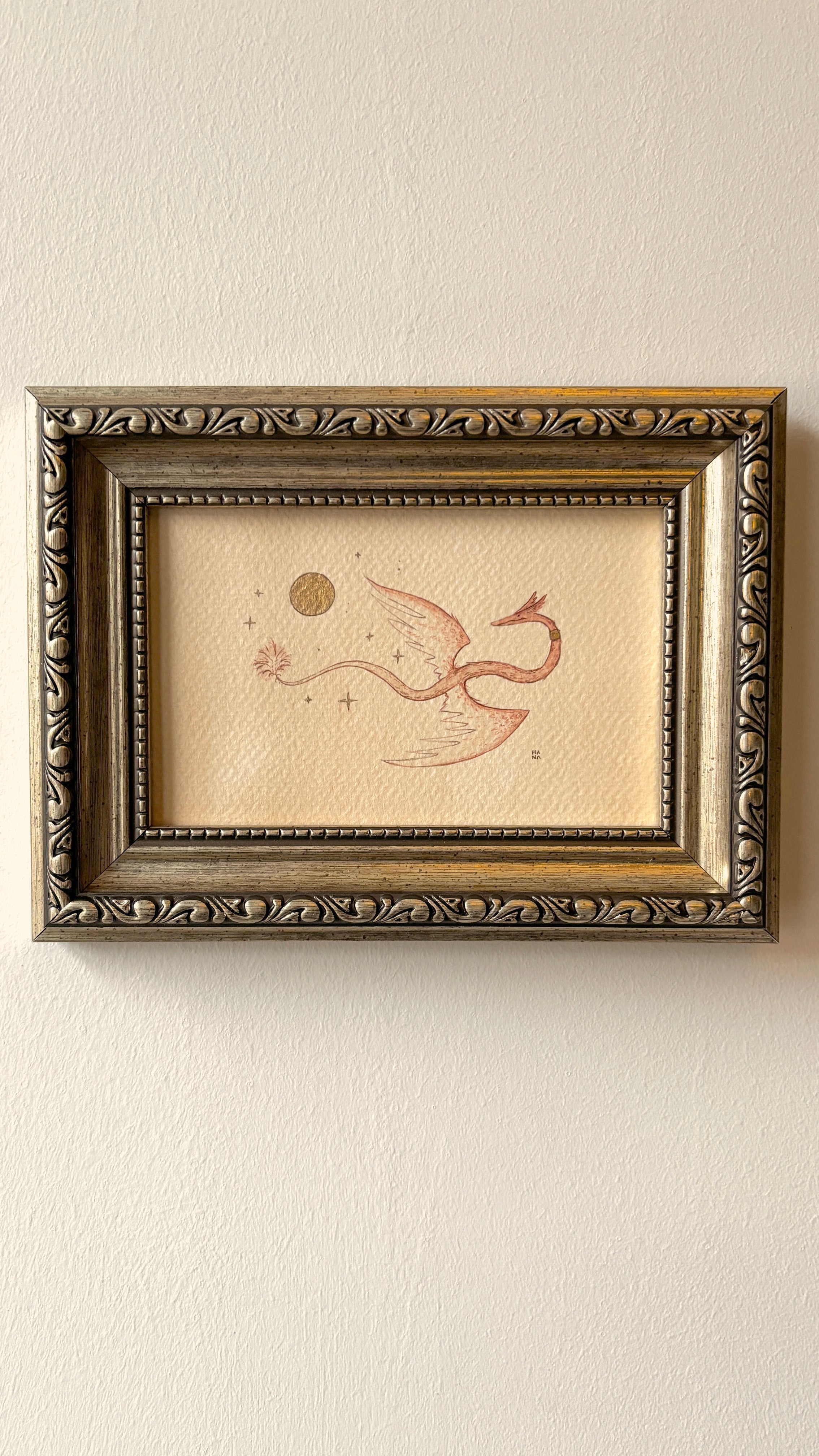 'Wyvern' Original Watercolour Painting