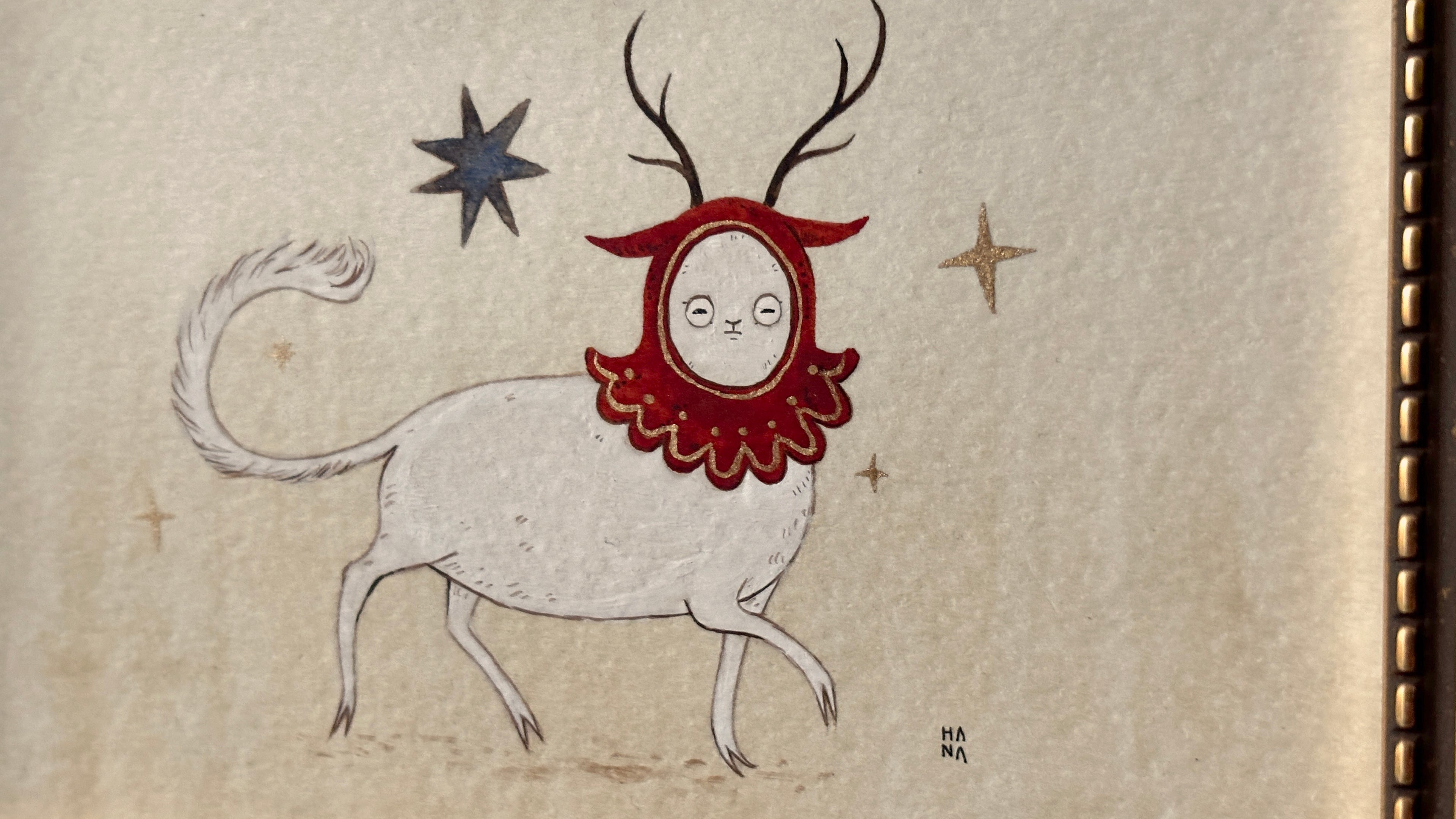 'Morris Widdershins' Original Watercolour Painting