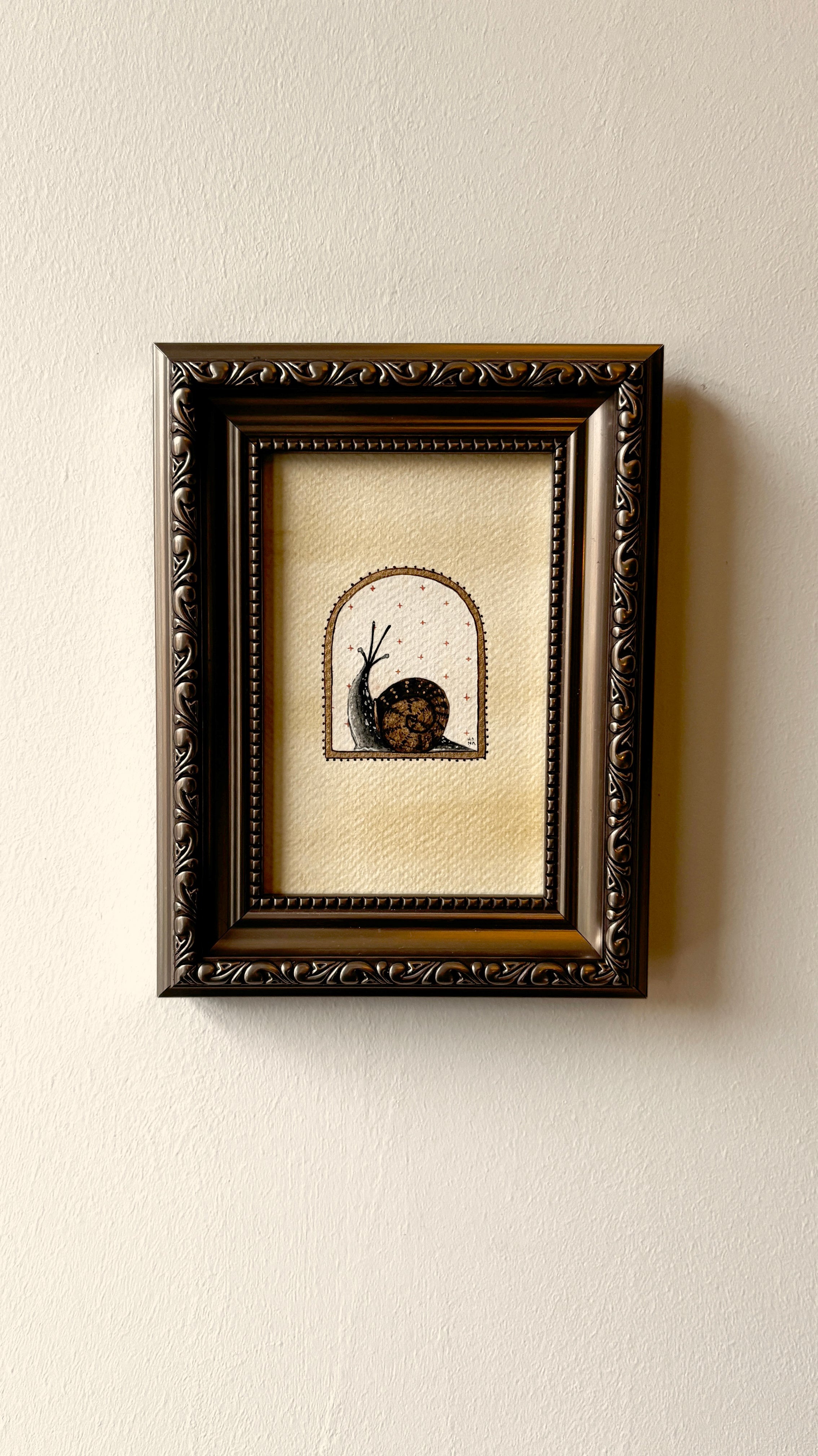 'Snail' Original Watercolour Painting