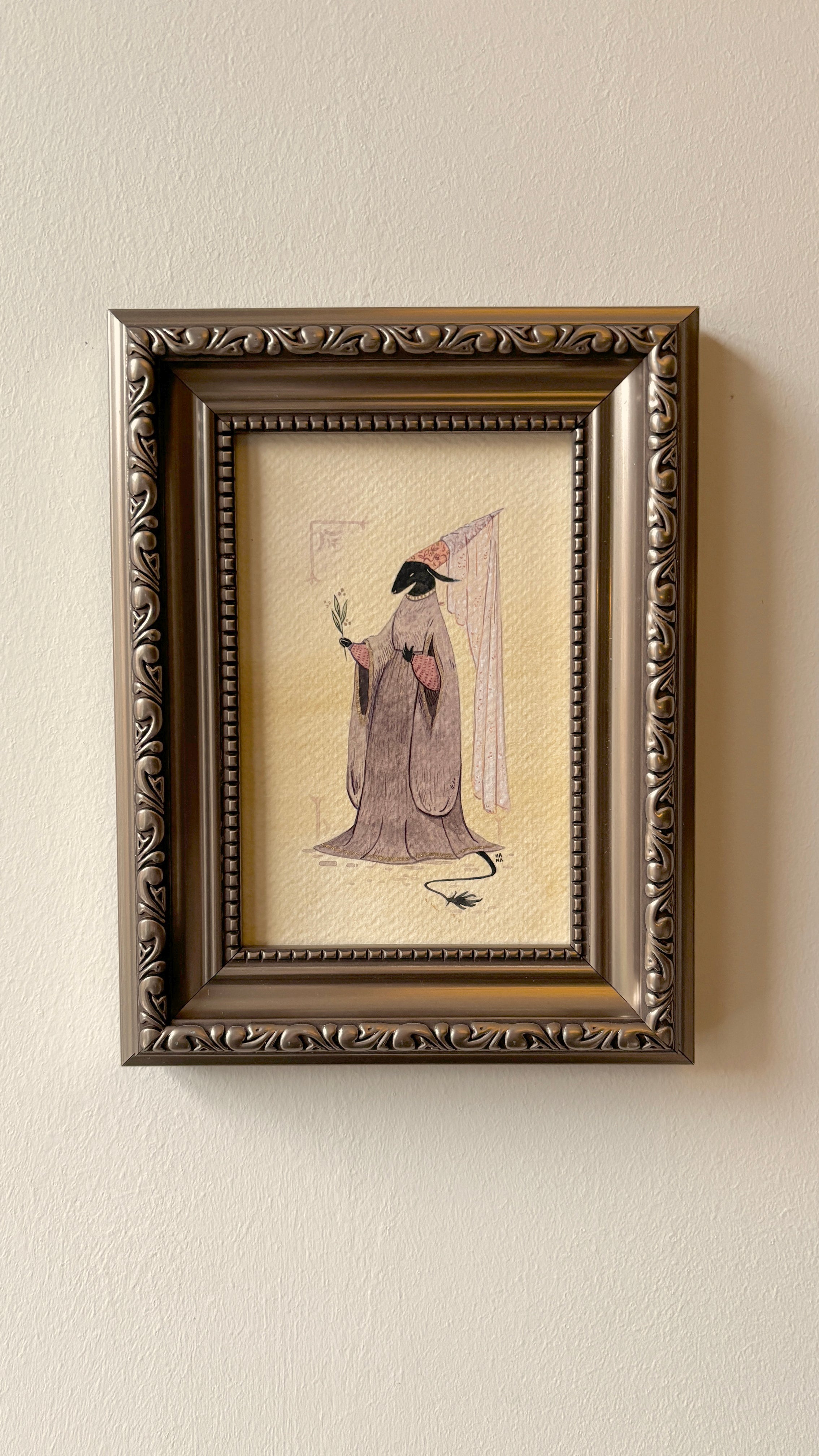 'My Lady' Original Watercolour Painting